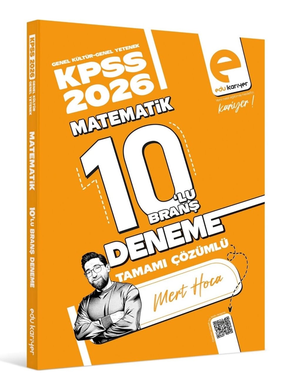 Edu Kariyer Mert Hoca 2026 KPSS Matematik 10'lu Branş Deneme Tamamı Çözümlü