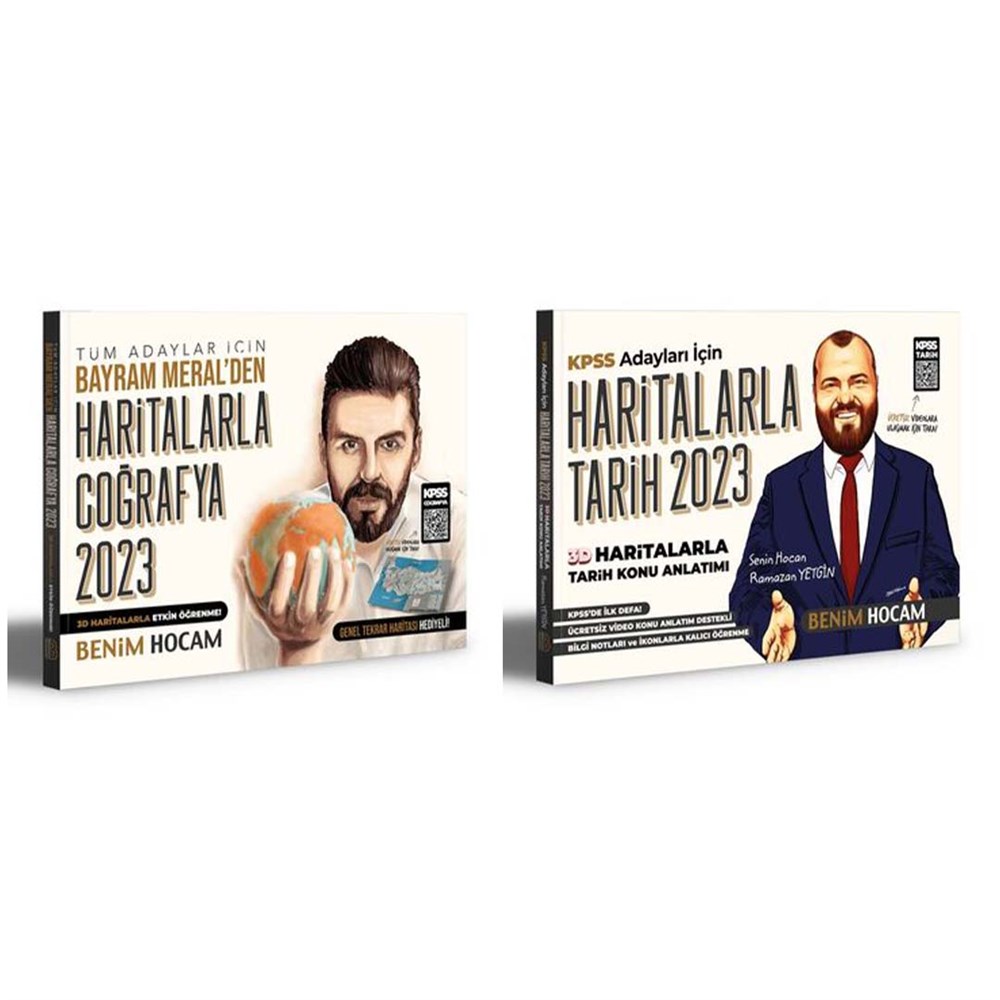 Haritalarla KPSS Süper 3'lü Seti 2022