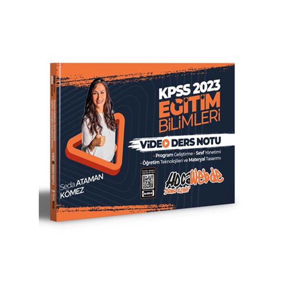 Hocawebde 2023 KPSS Eğitim Bilimleri Program Geliştirme -Sınıf Yönetimi -Öğretim Teknolojileri ve Materyal Tasarımı Video Ders Notları