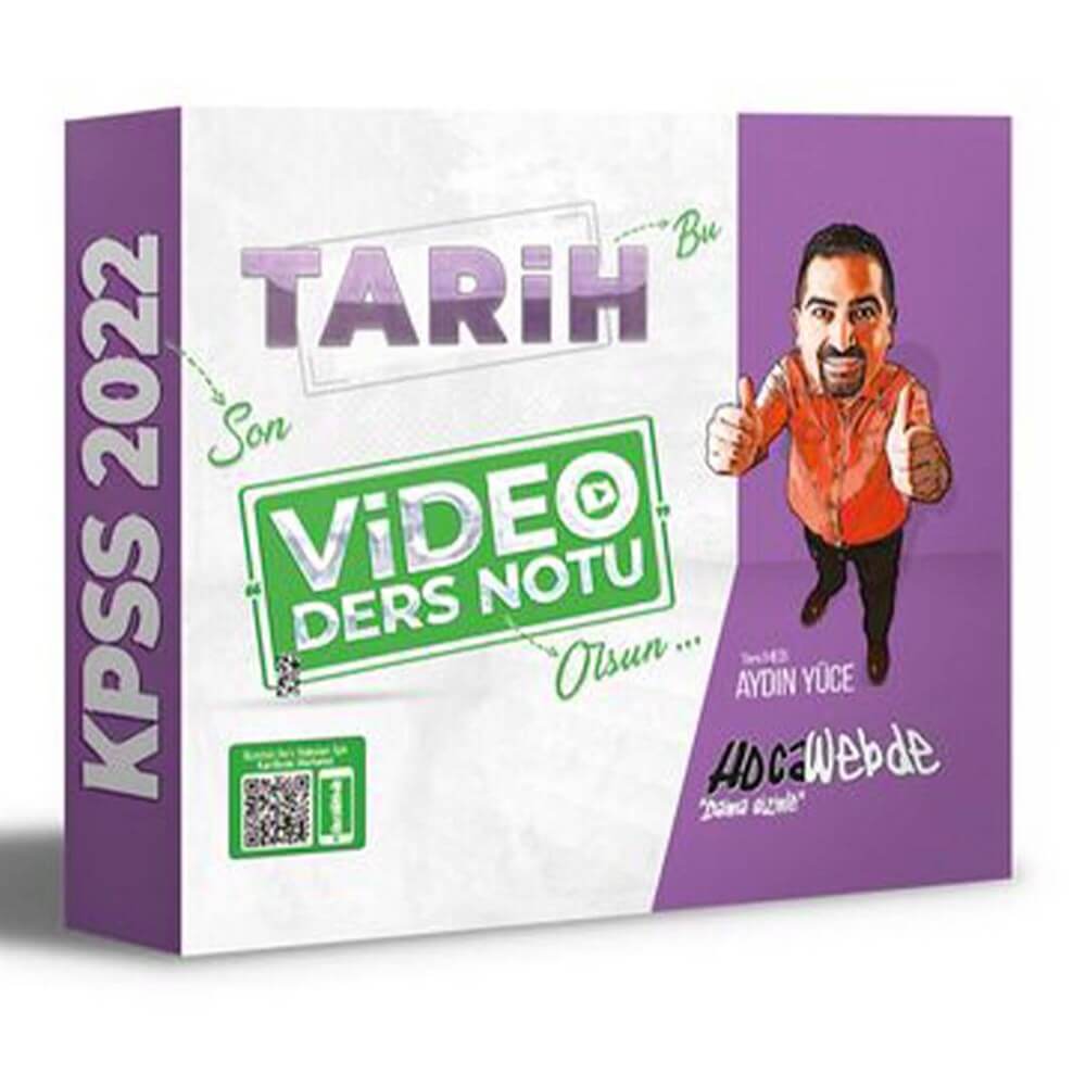 HocaWebde Yayınları 2022 KPSS Tarih Video Ders Notu