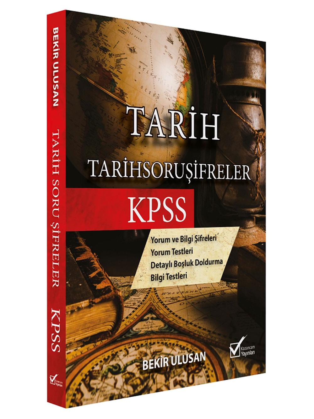 Kazancam 2026 KPSS MEB-AGS Tarih Soru Şifreler Kitabı - Bekir Ulusan