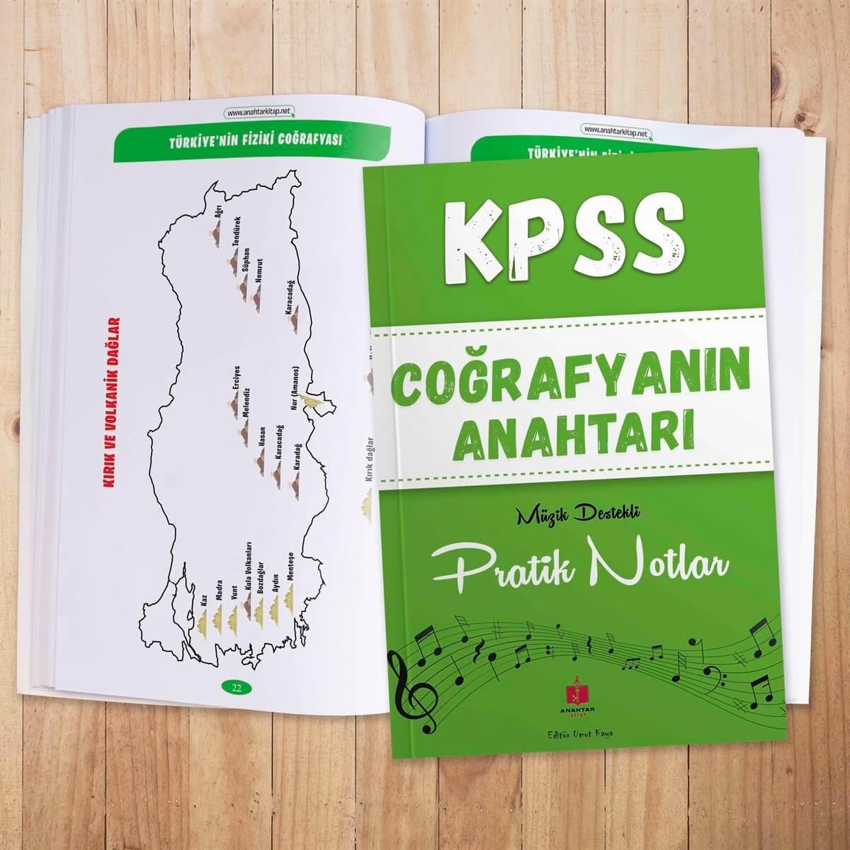 KPSS Coğrafyanın Anahtarı Müzik Destekli Pratik Notlar