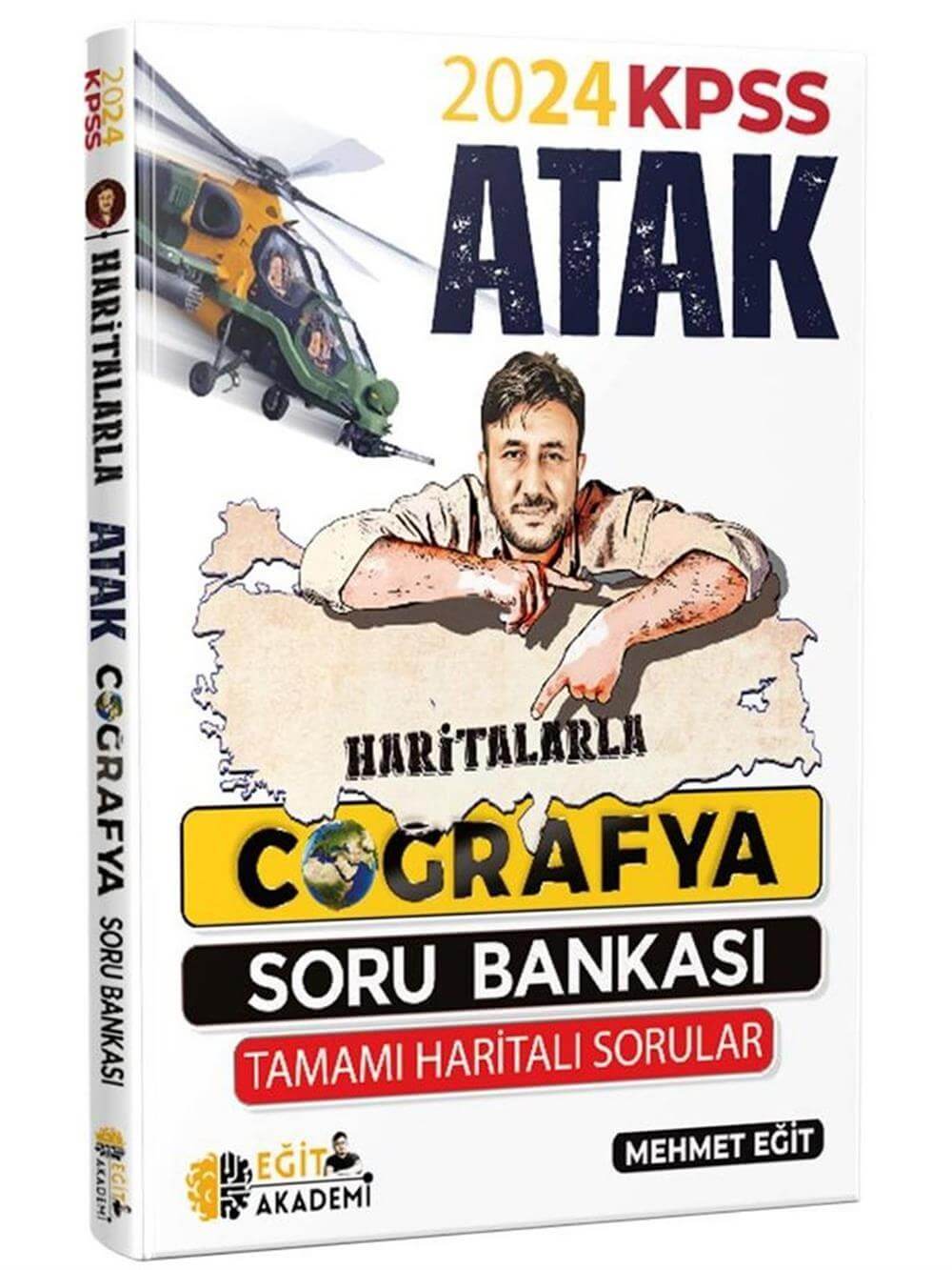 KPSS Haritalarla Atak Coğrafya Soru Bankası Mehmet Eğit