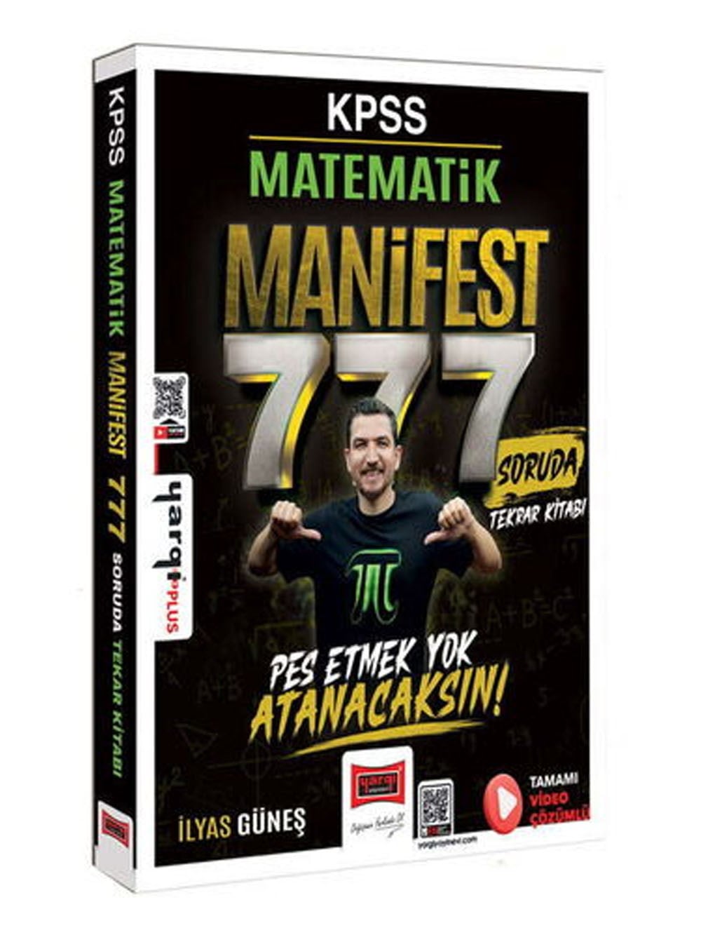 Yargı Yayınları KPSS Matematik Manifest Serisi 777 Soruda Tamamı Video Çözümlü Tekrar Kitabı İlyas Güneş