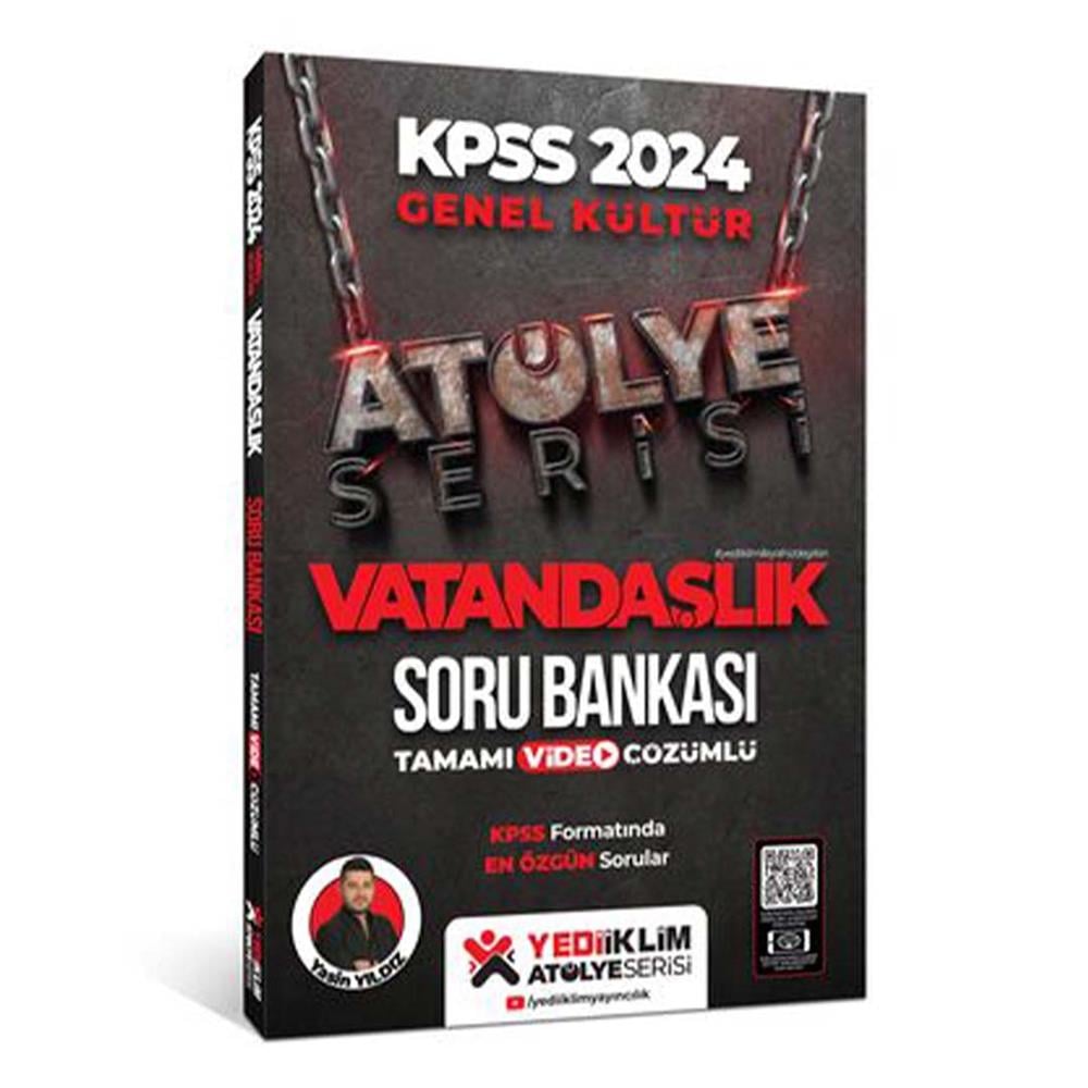 Yediiklim Yayınları 2024 Kpss Atölye Serisi Vatandaşlık Tamamı Video Çözümlü Soru Bankası
