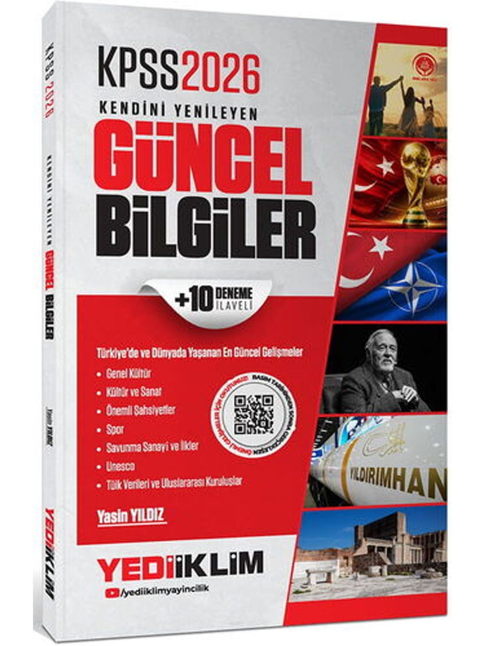 Yediiklim Yayınları 2026 KPSS Kendini Yenileyen Güncel Bilgiler + 10 Deneme İlaveli