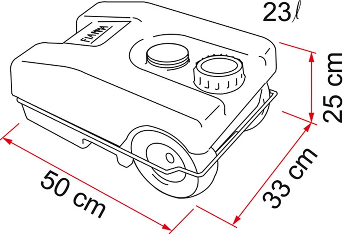 THULE Karavan AksesuarKARAVAN GRİ SU TANKI 