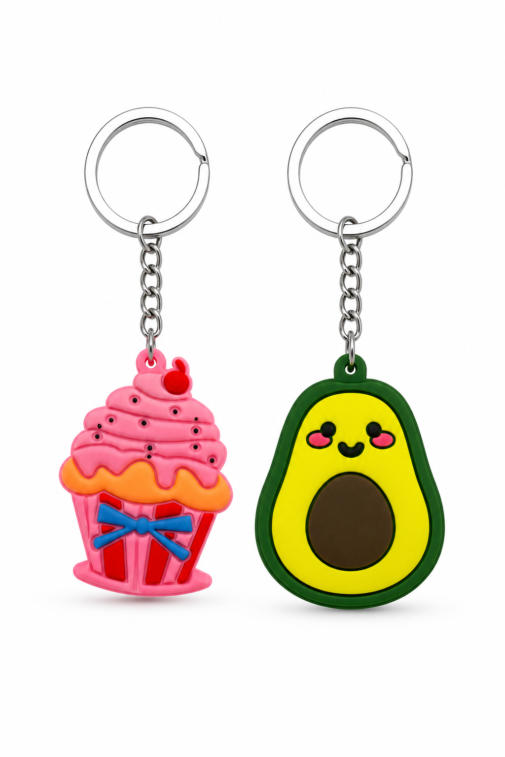 Emoji Silikon Anahtarlık - 2'Lİ SET