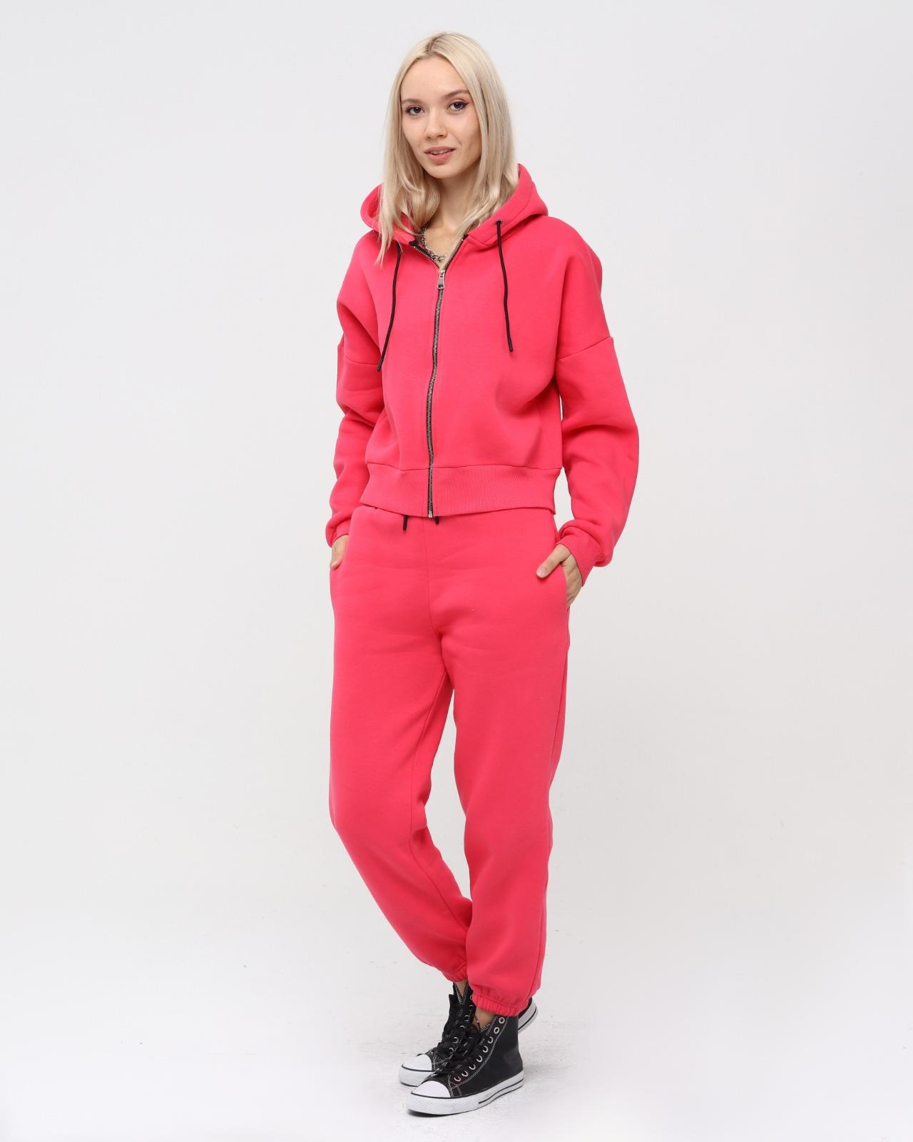 Kadın Tam Fermuarlı Crop Sweatshirt 5503T