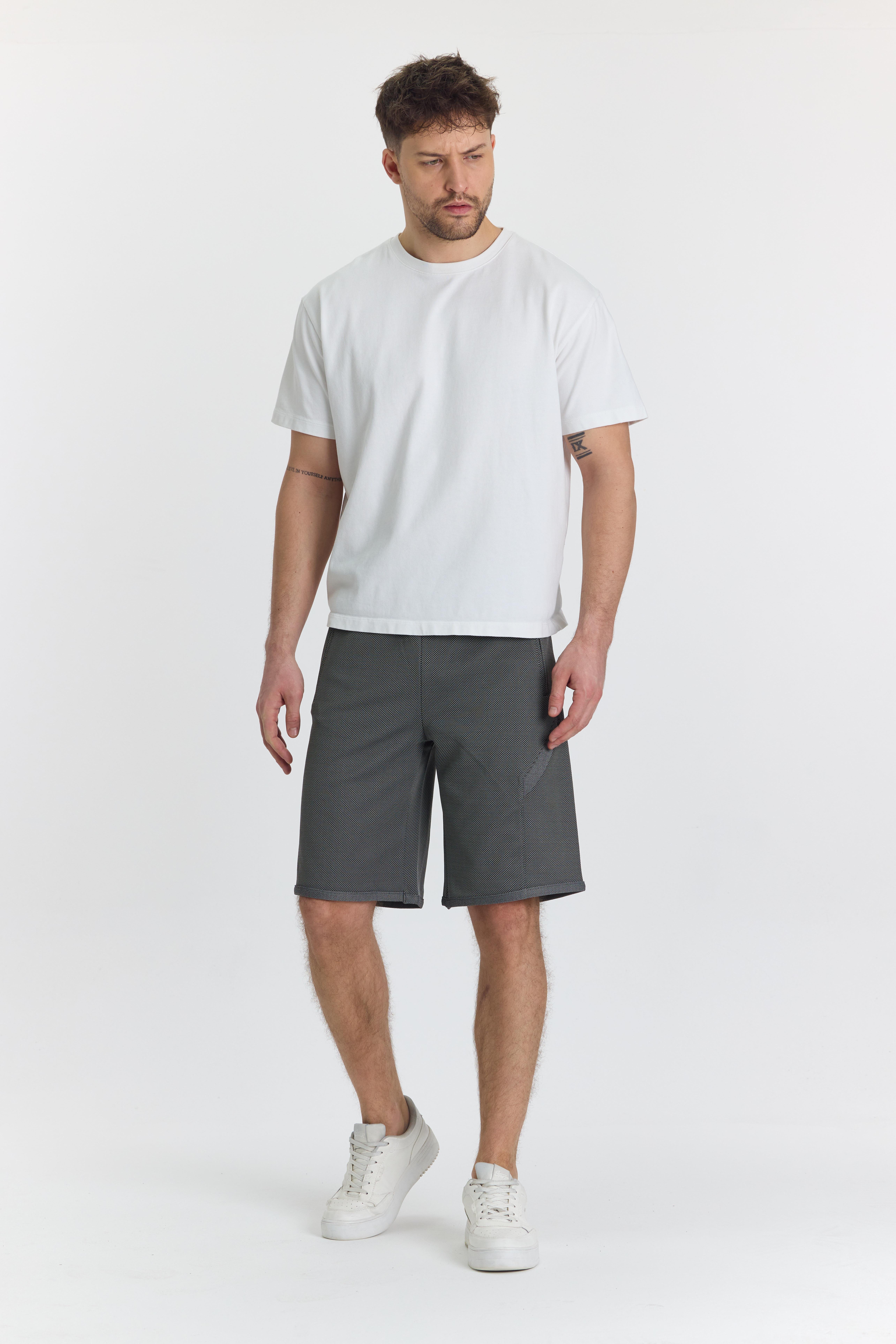 Erkek Polycotton Şort Haki 6050-H 