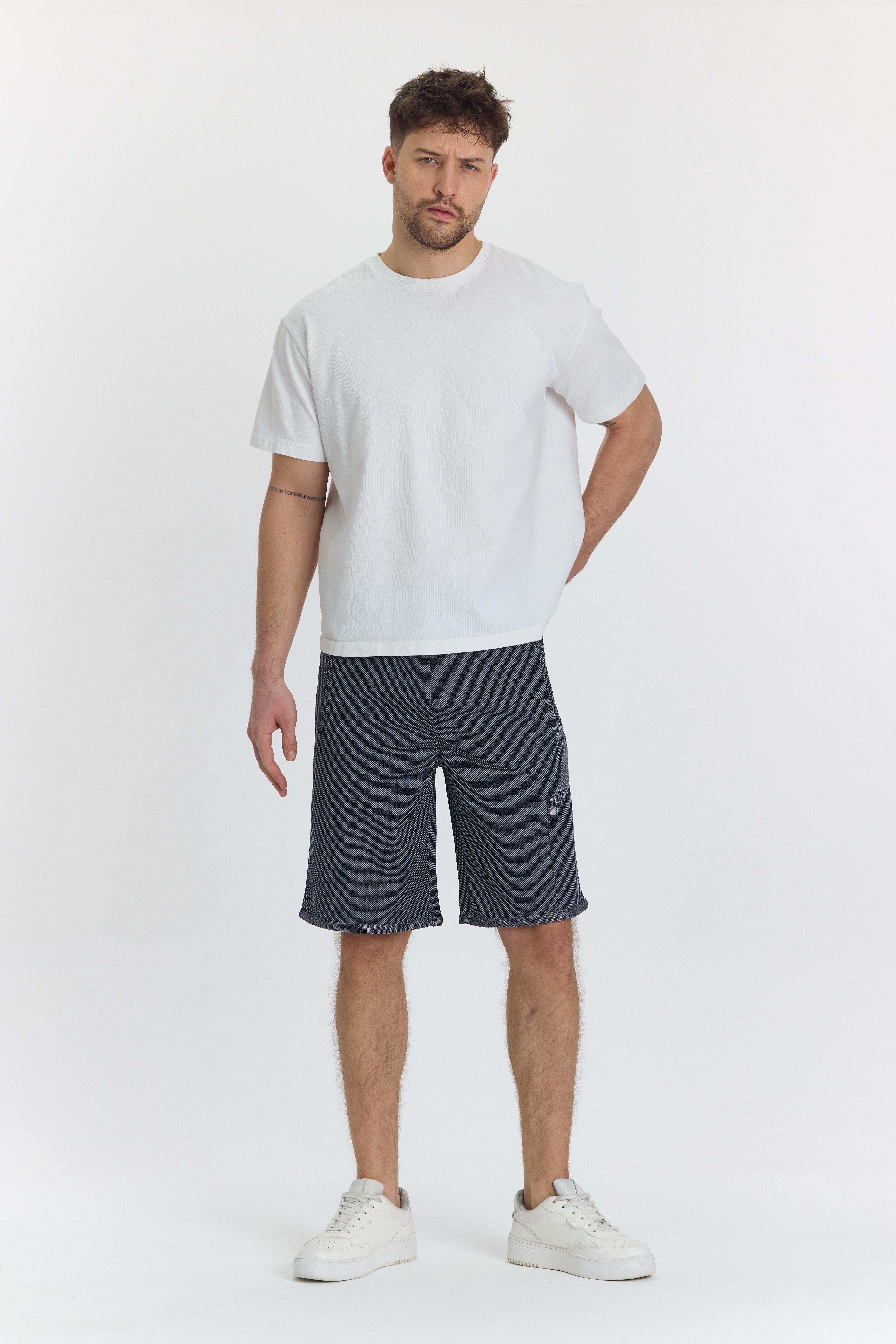 Erkek Polycotton Şort Lacivert 6050-L