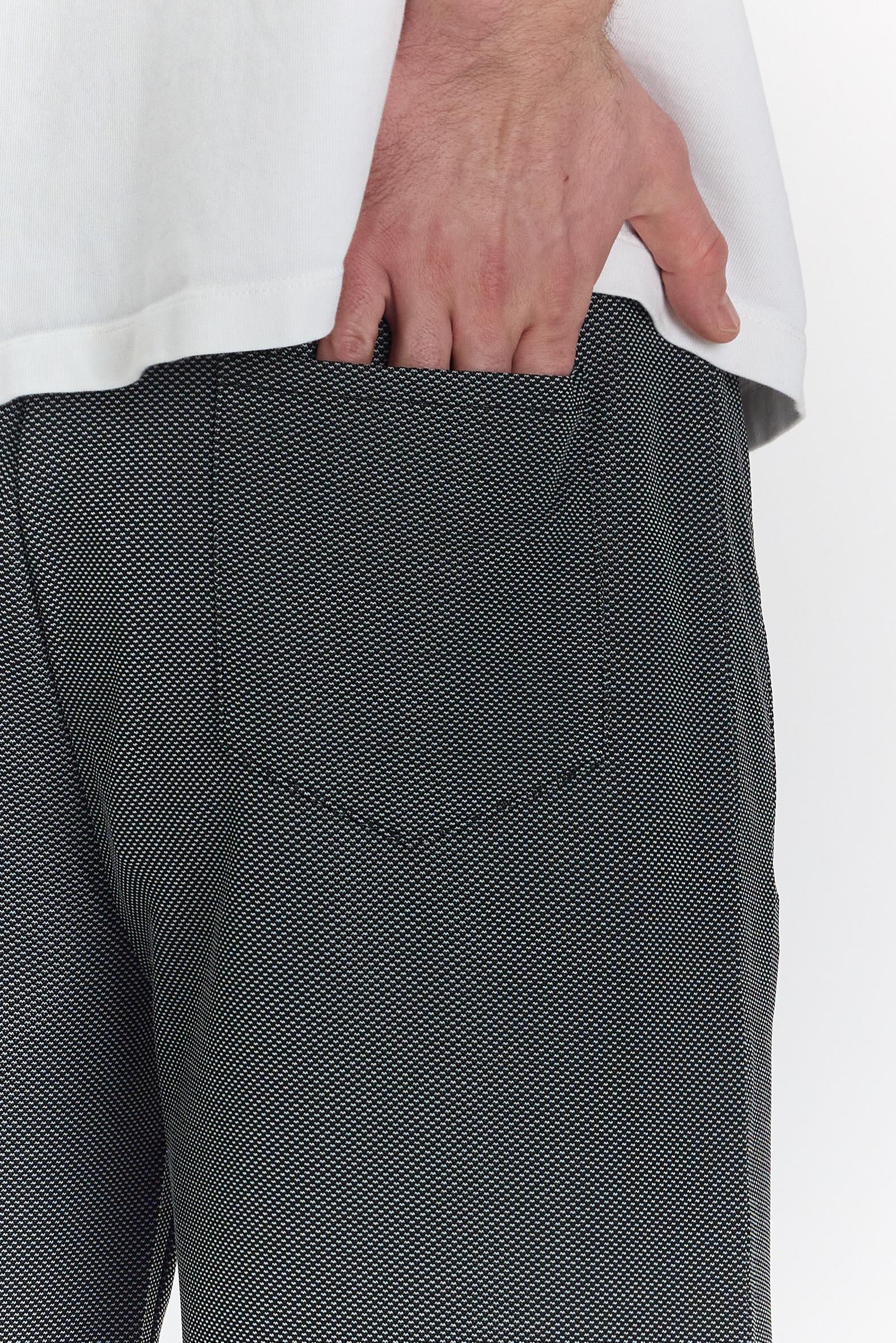Erkek Polycotton Şort Siyah 6050-S