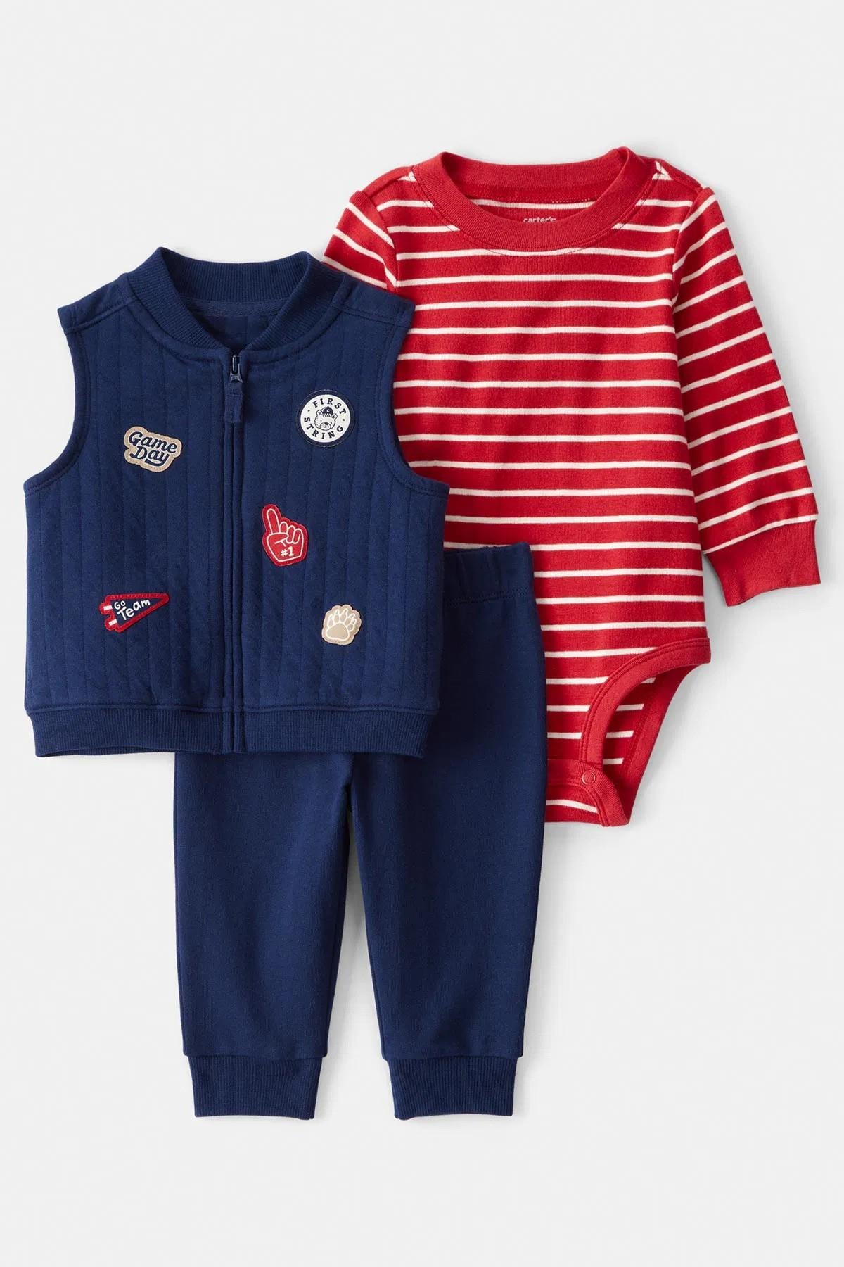 CARTERS ERKEK BEBEK 3'LÜ SET