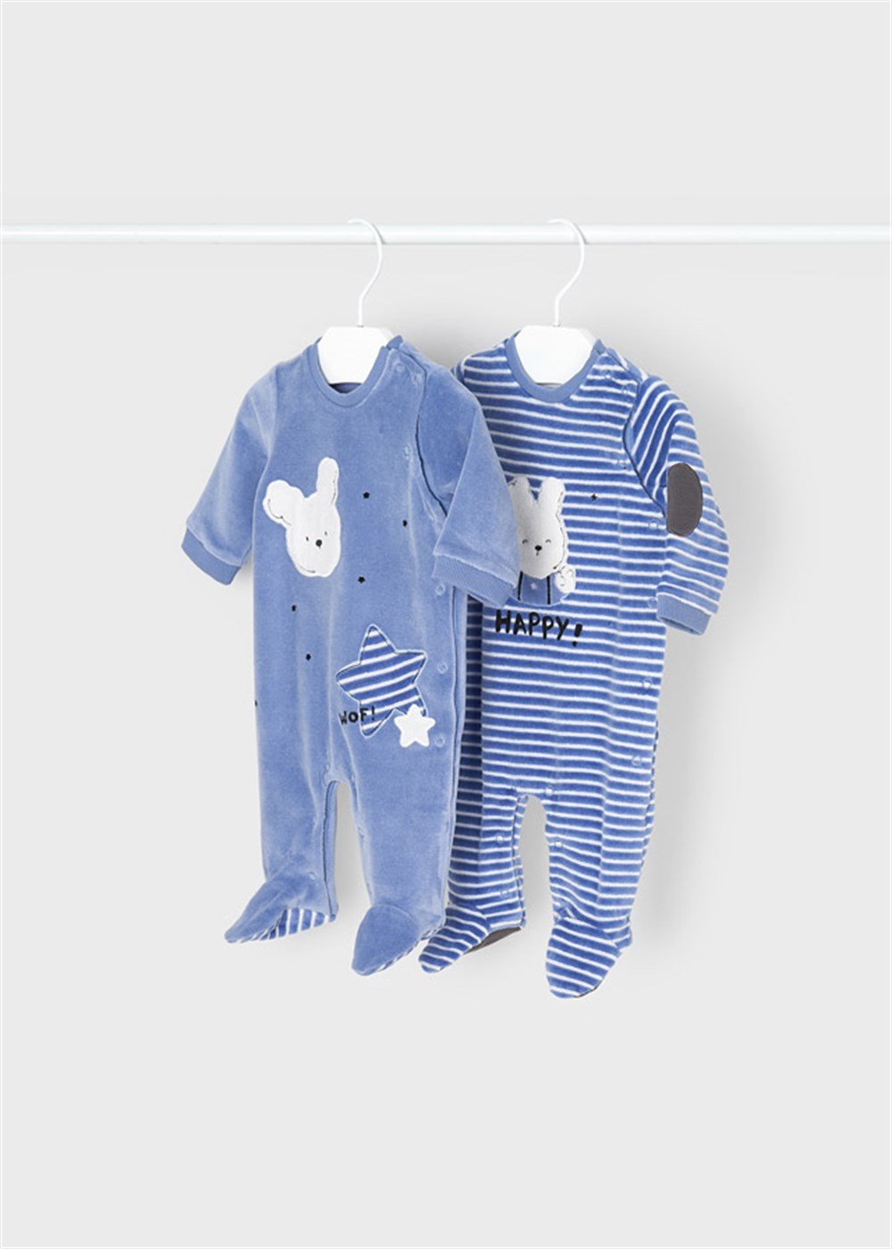 MAYORAL ERKEK BEBEK 2 Lİ SET KADİFE TULUM