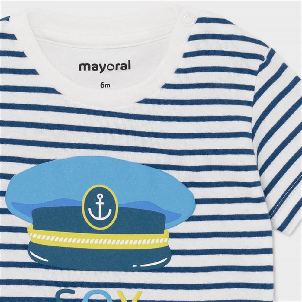MAYORAL KISA KOL ÇİZGİLİ TİŞÖRT