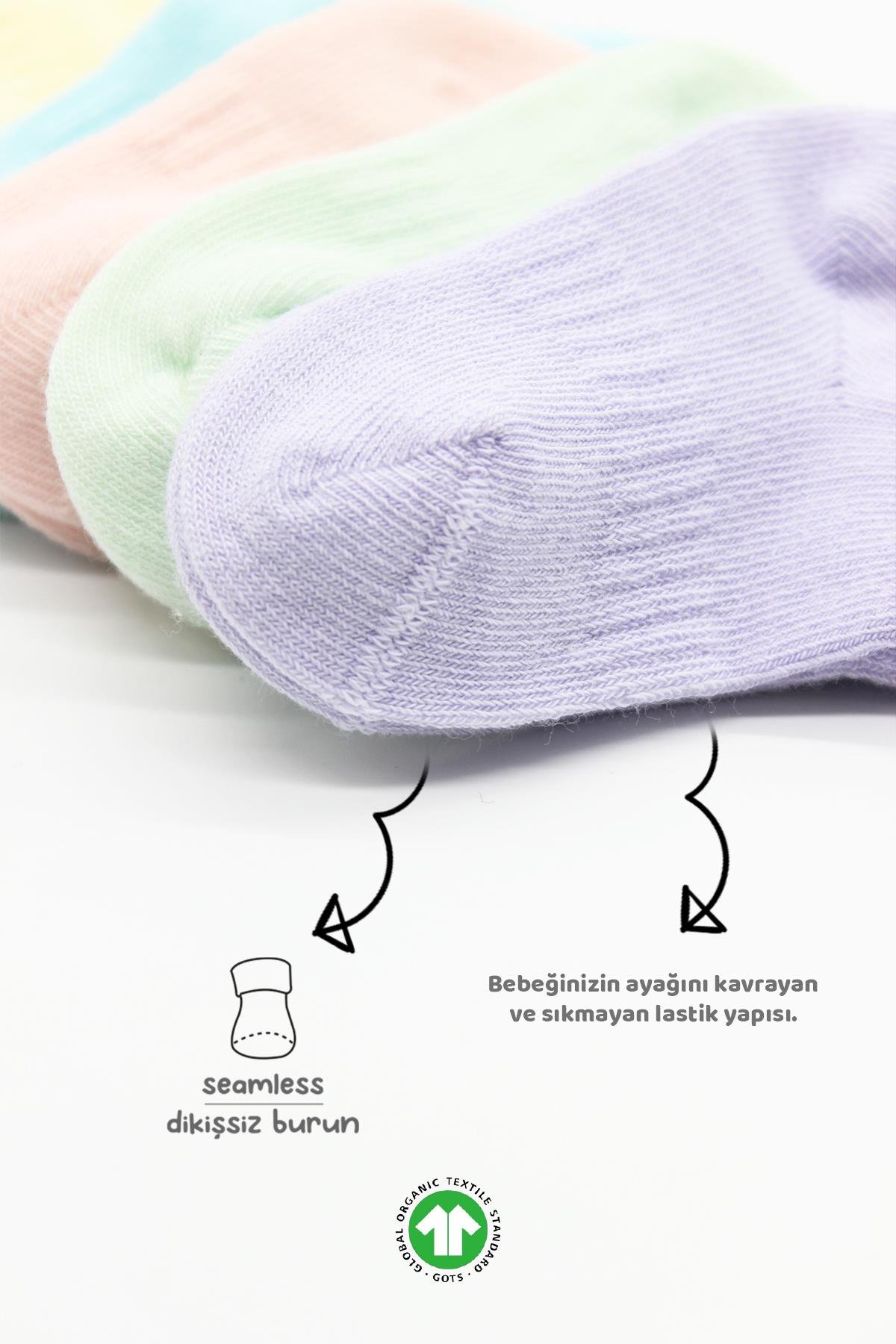 Bistil Bistyle Kız Erkek Bebek Organik Basic Dikişsiz Sneakers ÇorapÇORAPBistilBistil Bistyle Kız Erkek Bebek Organik Basic Dikişsiz Sneakers Çorap