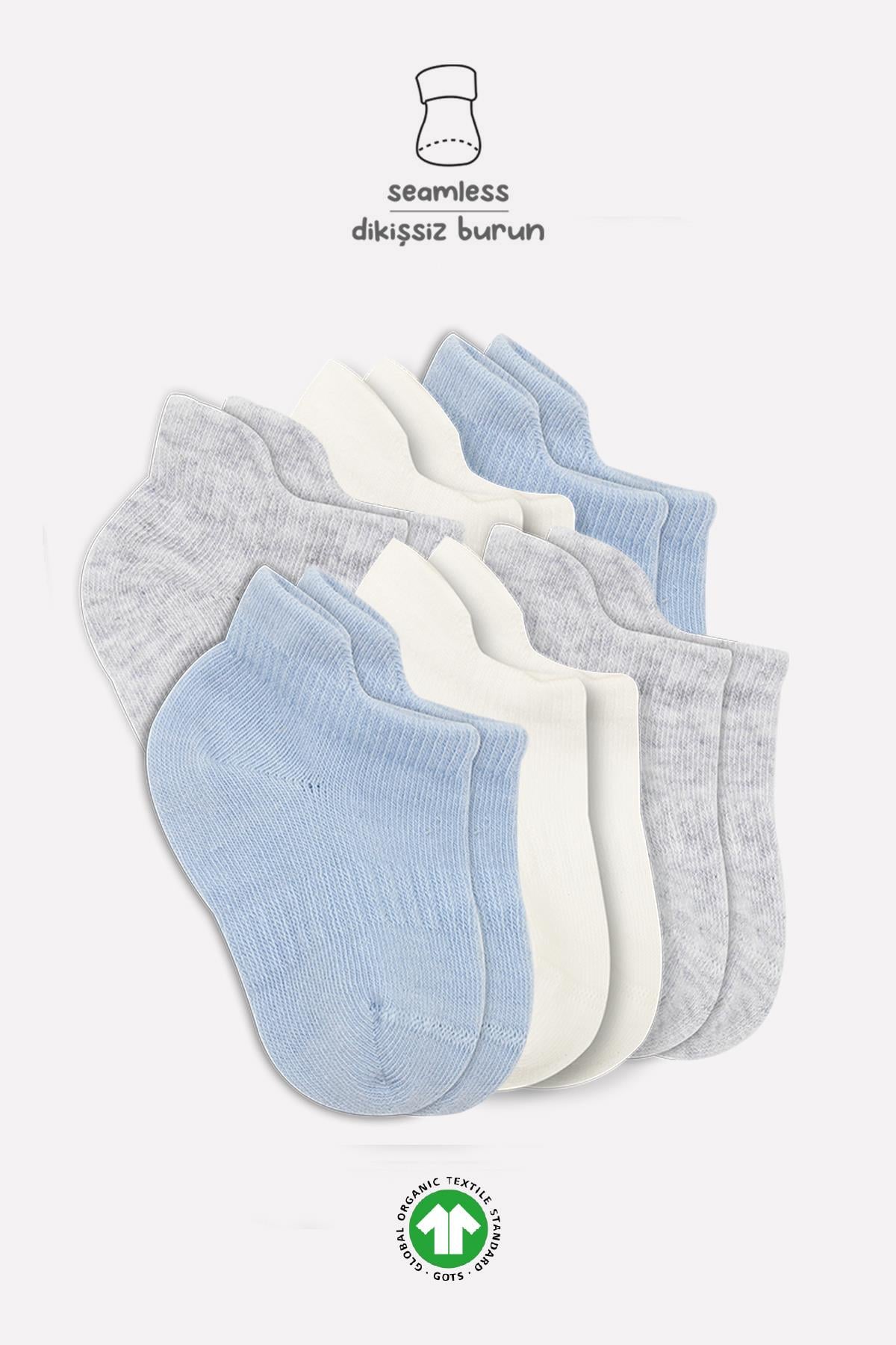 Bistil Bistyle Kız Erkek Bebek Organik Basic Dikişsiz Sneakers ÇorapÇORAPBistilBistil Bistyle Kız Erkek Bebek Organik Basic Dikişsiz Sneakers Çorap