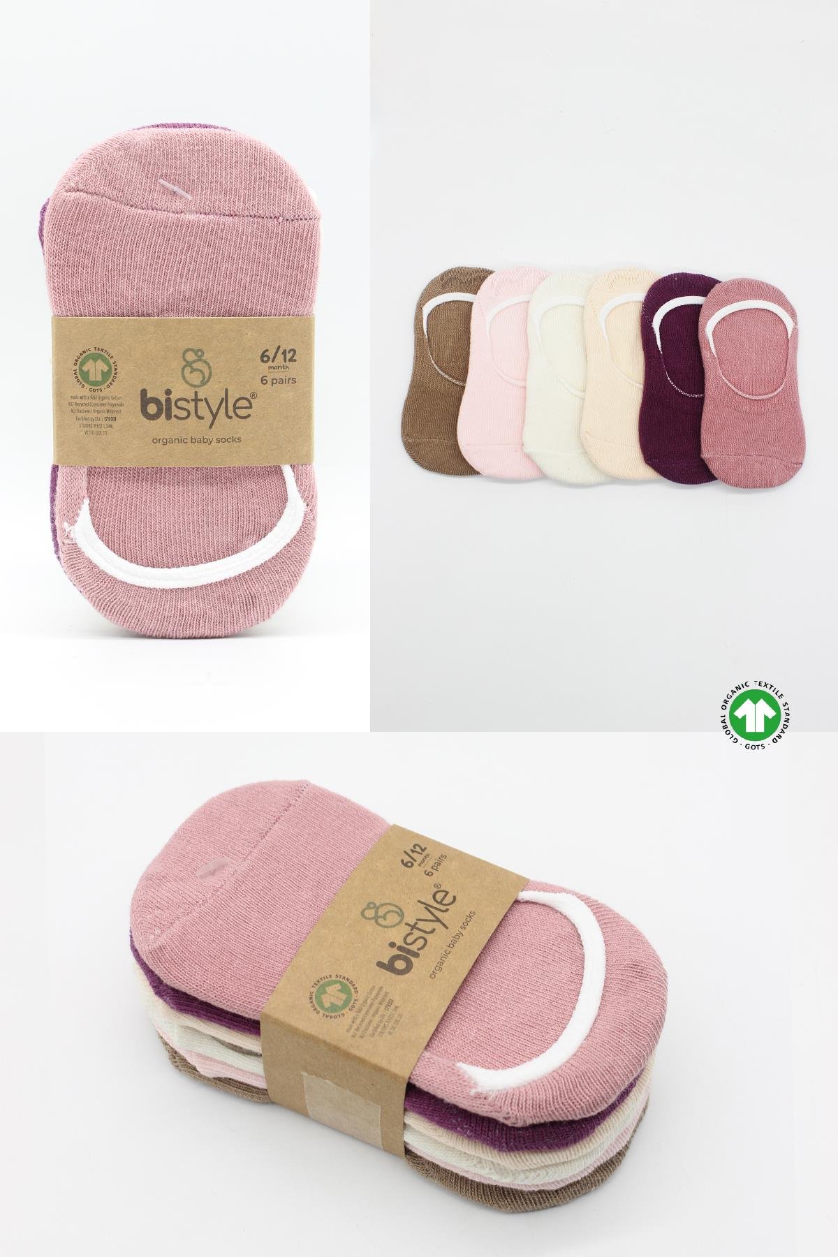 Bistil Bistyle Kız Erkek Bebek Silikonlu Basic Babet Çorap RenkliÇORAPBistilBistil Bistyle Kız Erkek Bebek Silikonlu Organik Basic Babet Çorap