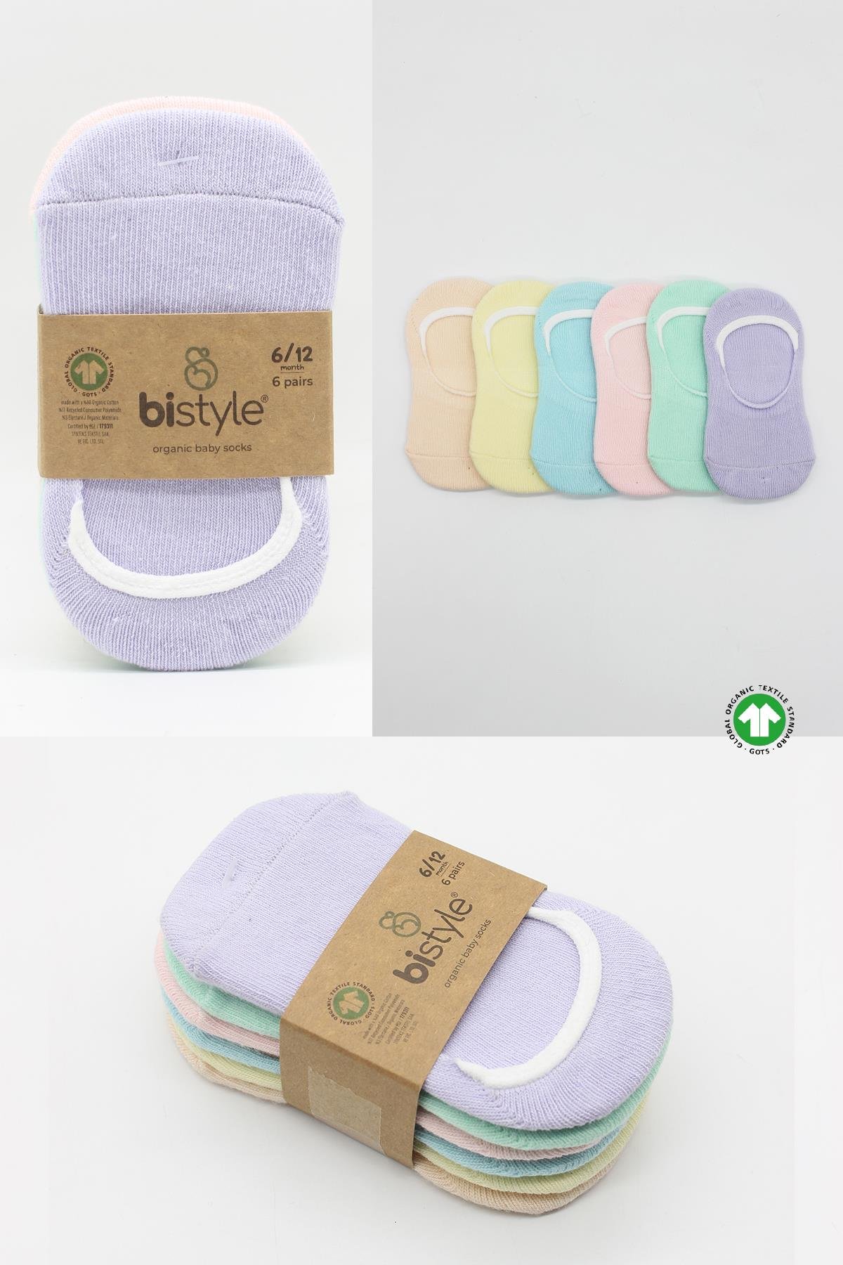 Bistil Bistyle Kız Erkek Bebek Silikonlu Basic Babet Çorap RenkliÇORAPBistilBistil Bistyle Kız Erkek Bebek Silikonlu Organik Basic Babet Çorap