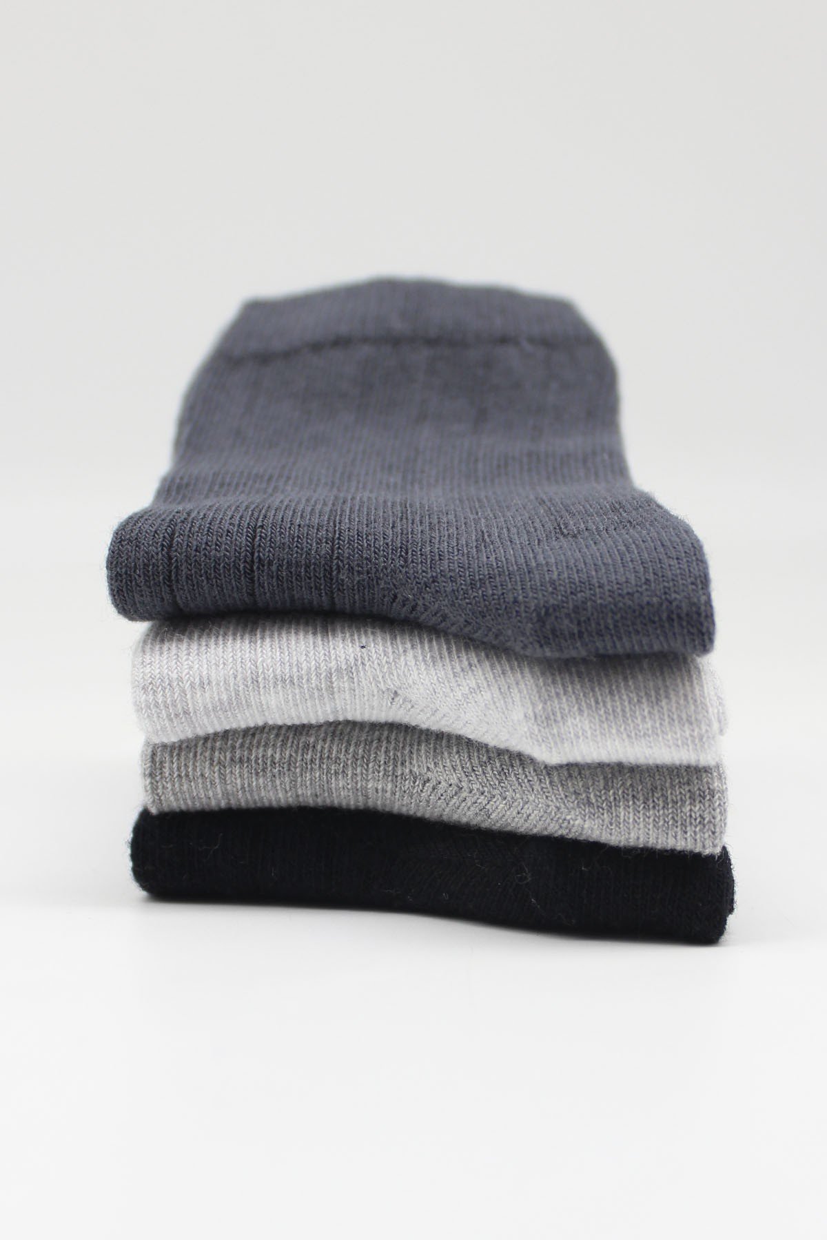 Bistil Bistyle Organik Kız Erkek Bebek Çocuk Basic Uzun Soket ÇorapSoket ÇorapBistyleBistyle 4 Çift Organik Pamuk Bebek Çorap Penye Soket Kız Erkek Çocuk (Gri)