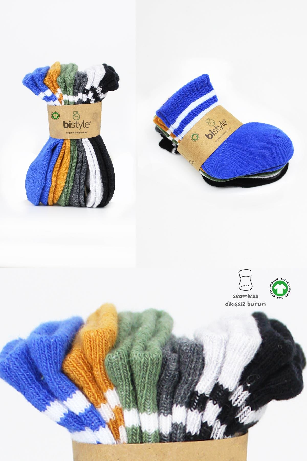 Bistil Bistyle Organik Kız Erkek Bebek Çocuk Basic Uzun Soket ÇorapSoket ÇorapBisyleBistil Bistyle Kız Erkek Bebek Organik Basic Uzun Soket Çorap