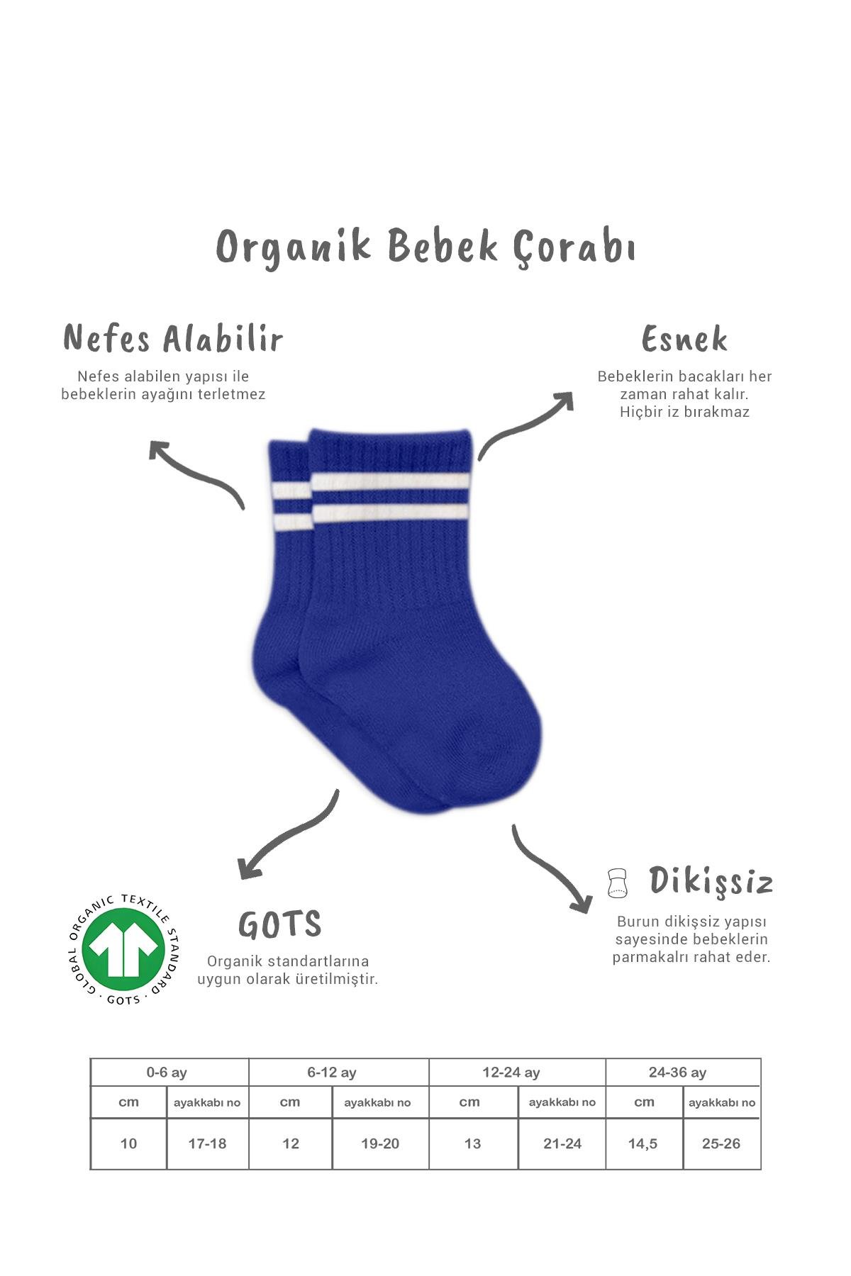 Bistil Bistyle Organik Kız Erkek Bebek Çocuk Basic Uzun Soket ÇorapSoket ÇorapBisyleBistil Bistyle Kız Erkek Bebek Organik Basic Uzun Soket Çorap