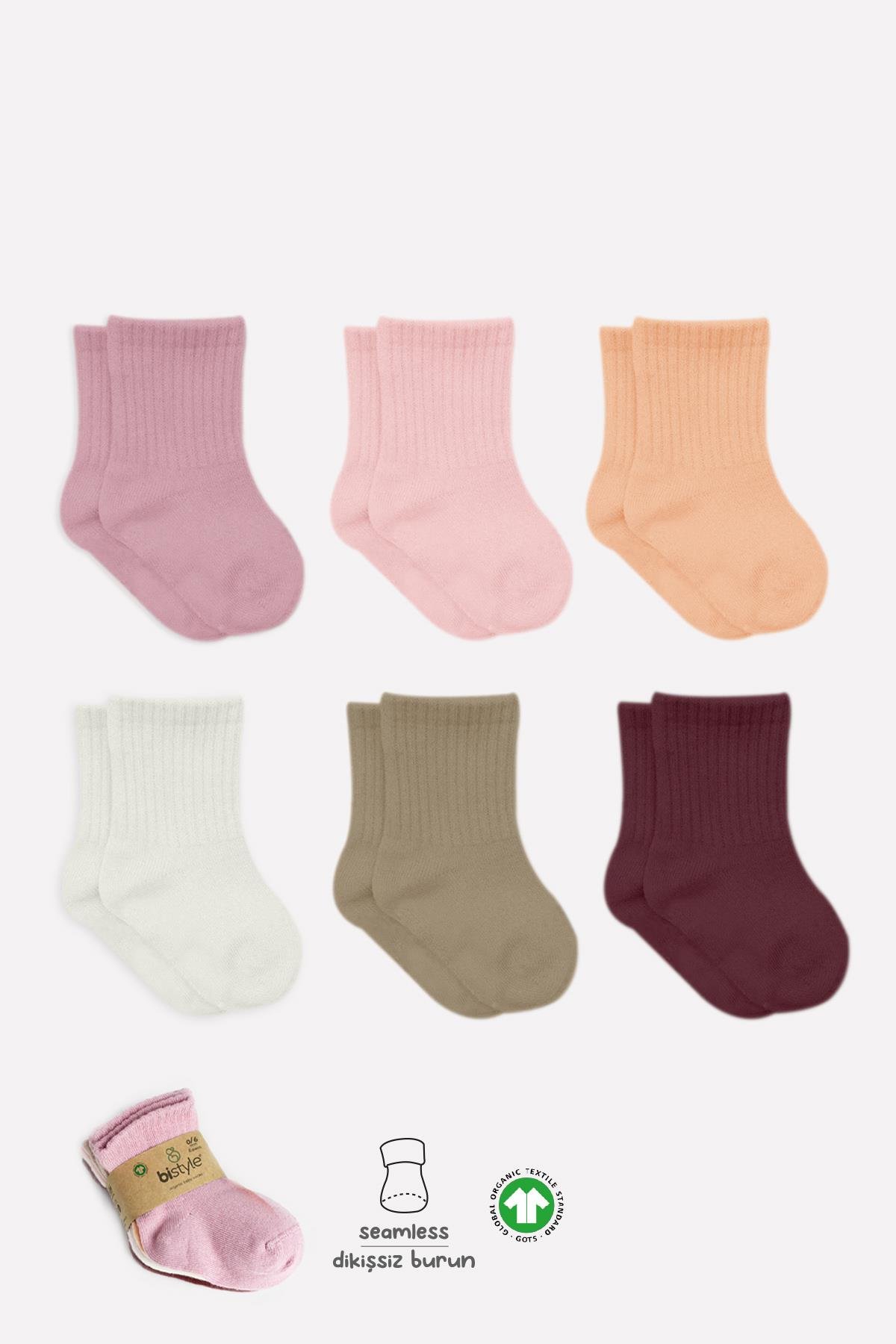Bistil Bistyle Organik Kız Erkek Bebek Çocuk Basic Uzun Soket ÇorapÇORAPBistilBistil Bistyle Kız Erkek Bebek Organik Basic Uzun Soket Çorap