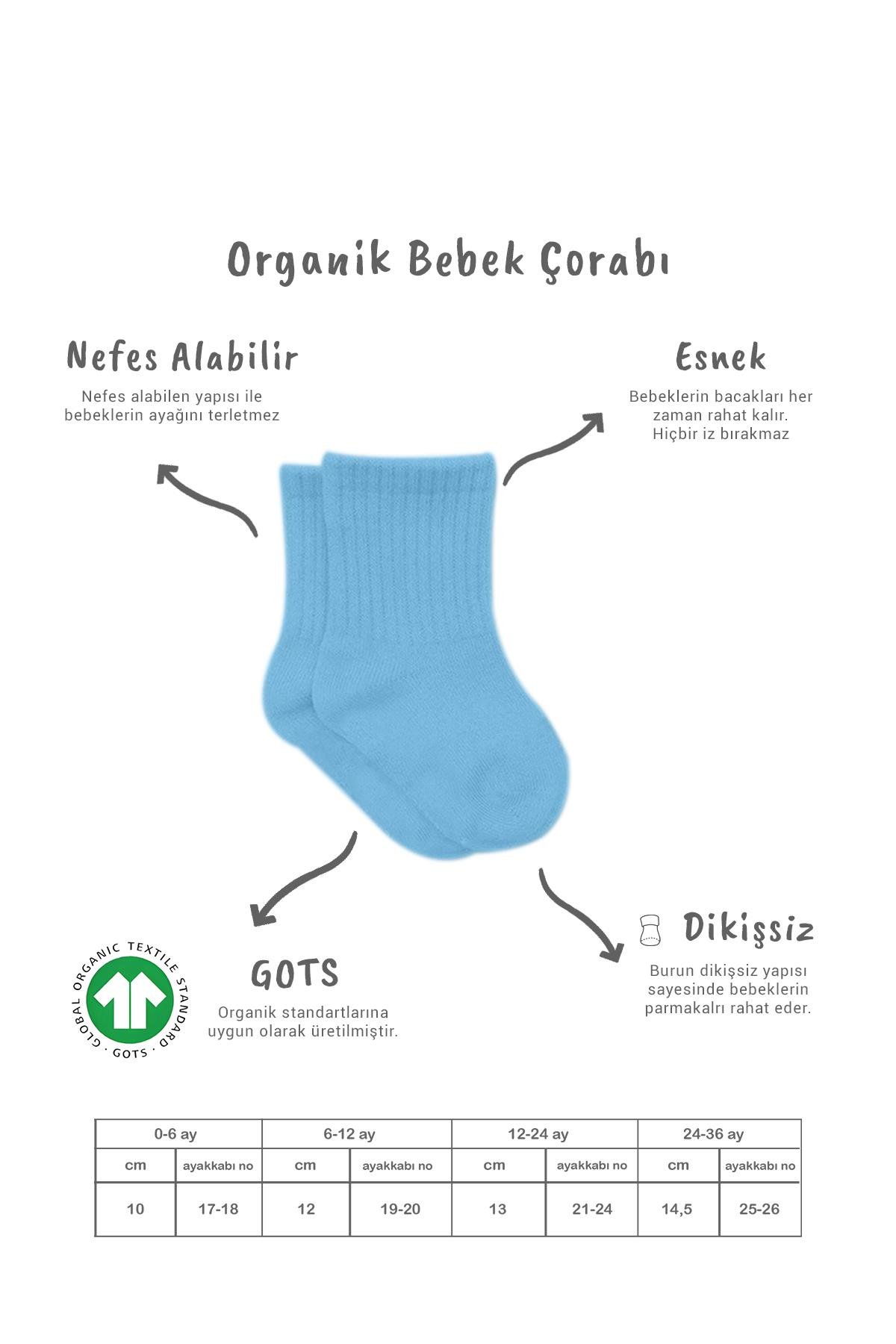 Bistil Bistyle Organik Kız Erkek Bebek Çocuk Basic Uzun Soket ÇorapSoket ÇorapBisyleBistil Bistyle Kız Erkek Bebek Organik Basic Uzun Soket Çorap