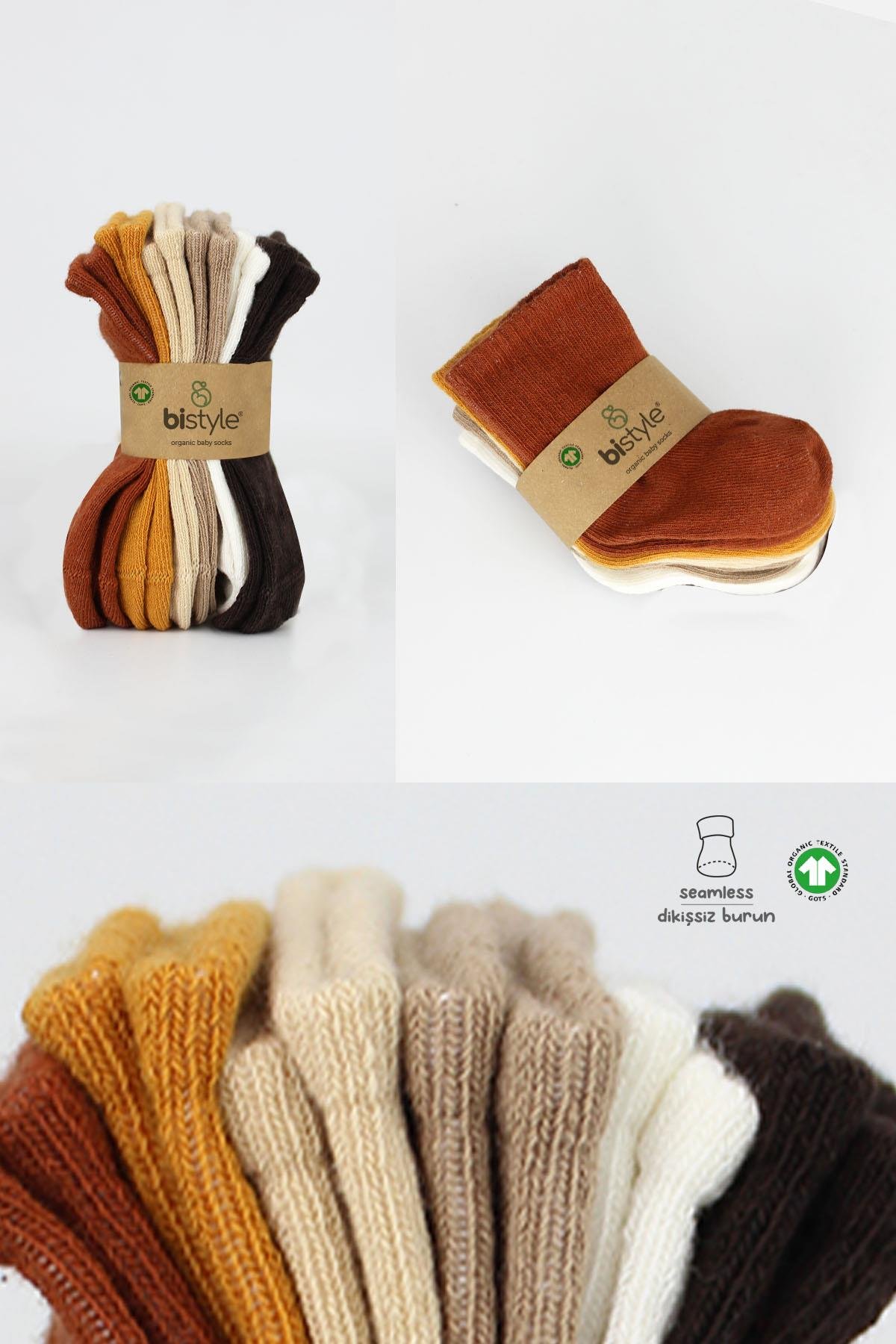 Bistil Bistyle Organik Kız Erkek Bebek Çocuk Basic Uzun Soket ÇorapÇORAPBistilBistil Bistyle Kız Erkek Bebek Organik Basic Uzun Soket Çorap