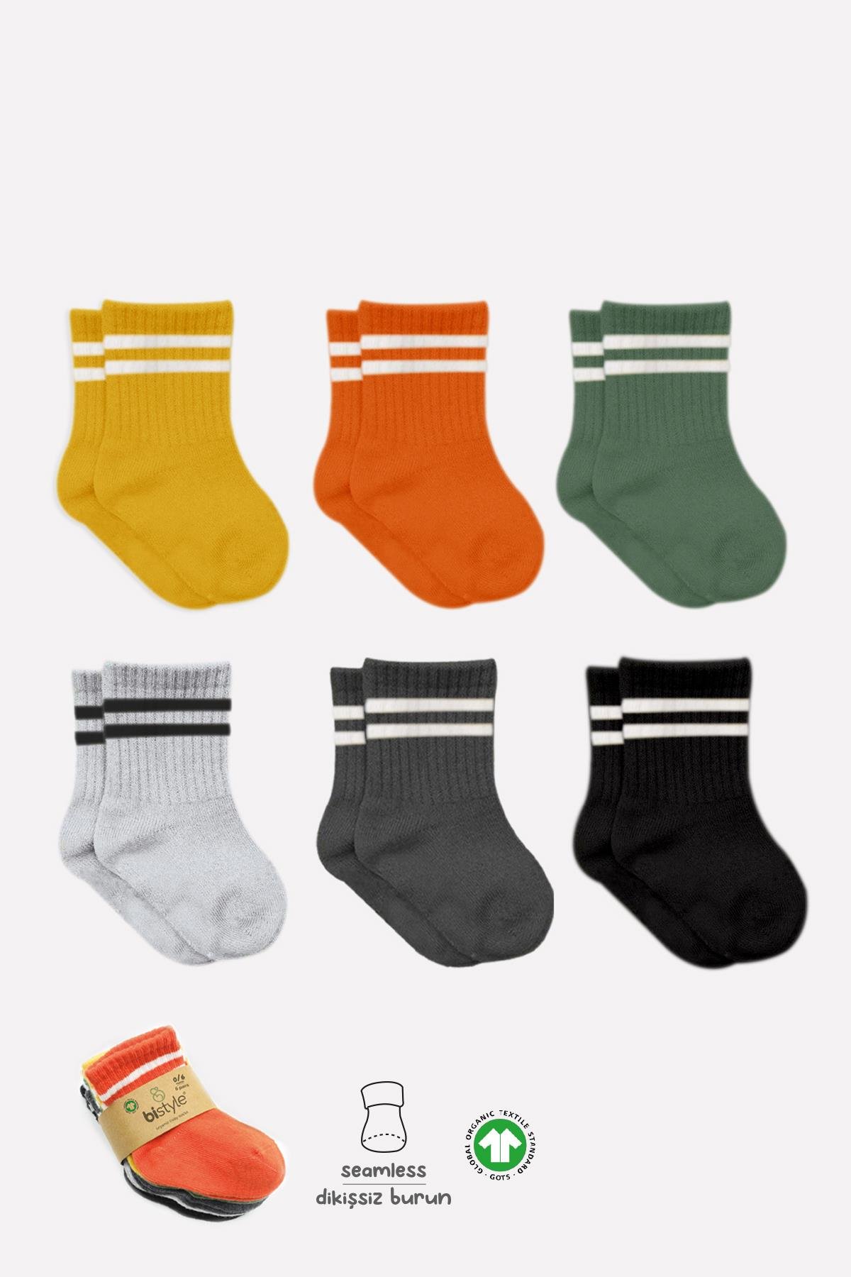 Bistil Bistyle Organik Kız Erkek Bebek Çocuk Basic Uzun Soket ÇorapÇORAPBistilBistil Bistyle Kız Erkek Bebek Organik Basic Uzun Soket Çorap