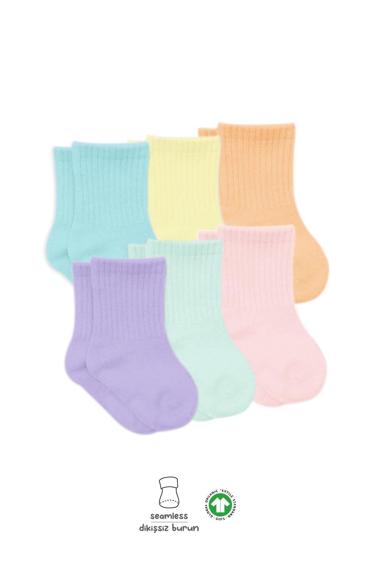 Bistil Bistyle Organik Kız Erkek Bebek Çocuk Basic Uzun Soket ÇorapÇORAPBistilBistil Bistyle Kız Erkek Bebek Organik Basic Uzun Soket Çorap