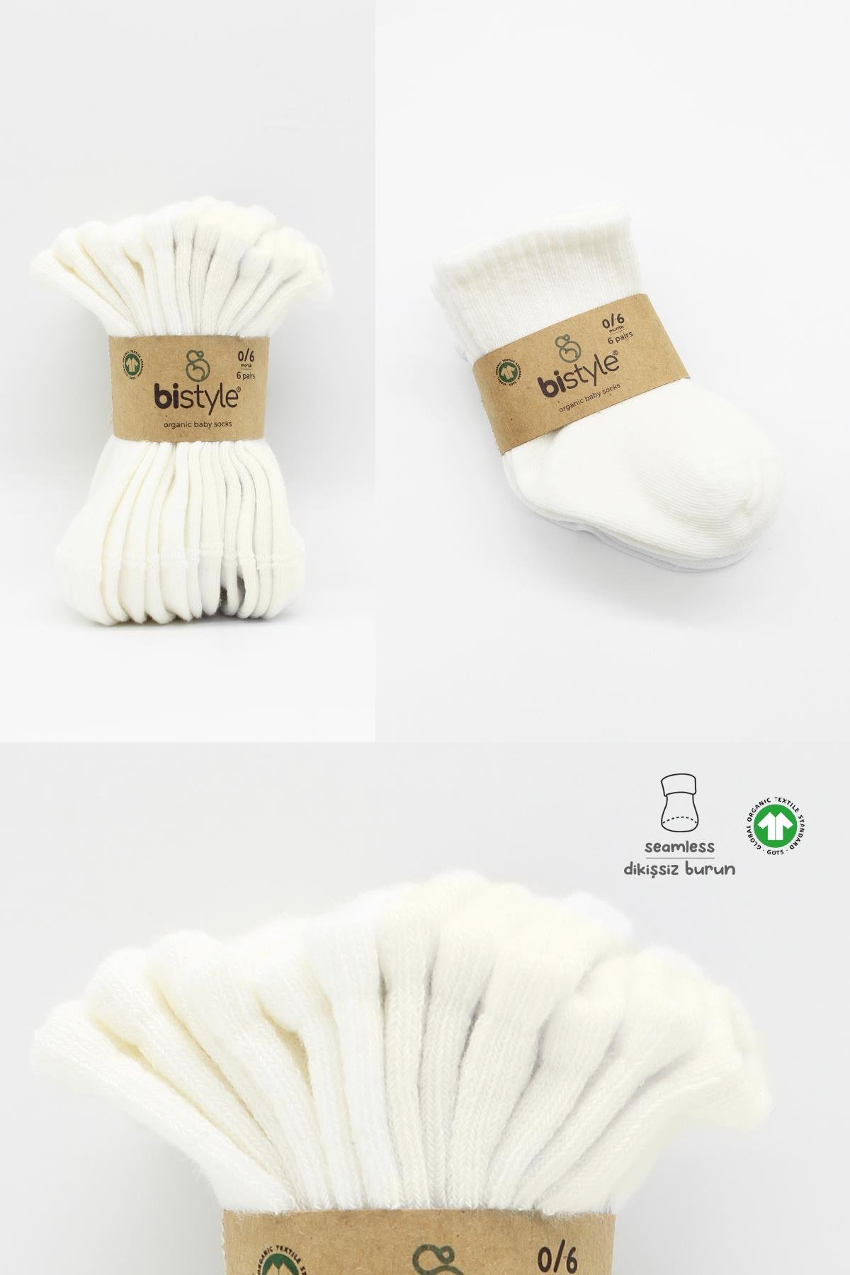 Bistil Bistyle Organik Kız Erkek Bebek Çocuk Basic Uzun Soket ÇorapÇORAPBistilBistil Bistyle Kız Erkek Bebek Organik Basic Uzun Soket Çorap