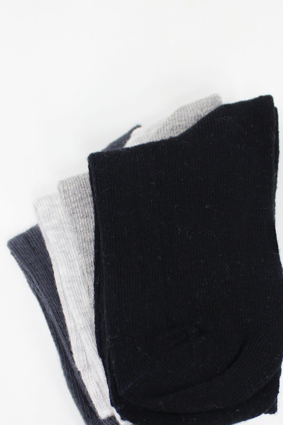 Bistil Bistyle Organik Kız Erkek Bebek Çocuk Basic Uzun Soket ÇorapSoket ÇorapBistyleBistyle 4 Çift Organik Pamuk Bebek Çorap Penye Soket Kız Erkek Çocuk (Gri)