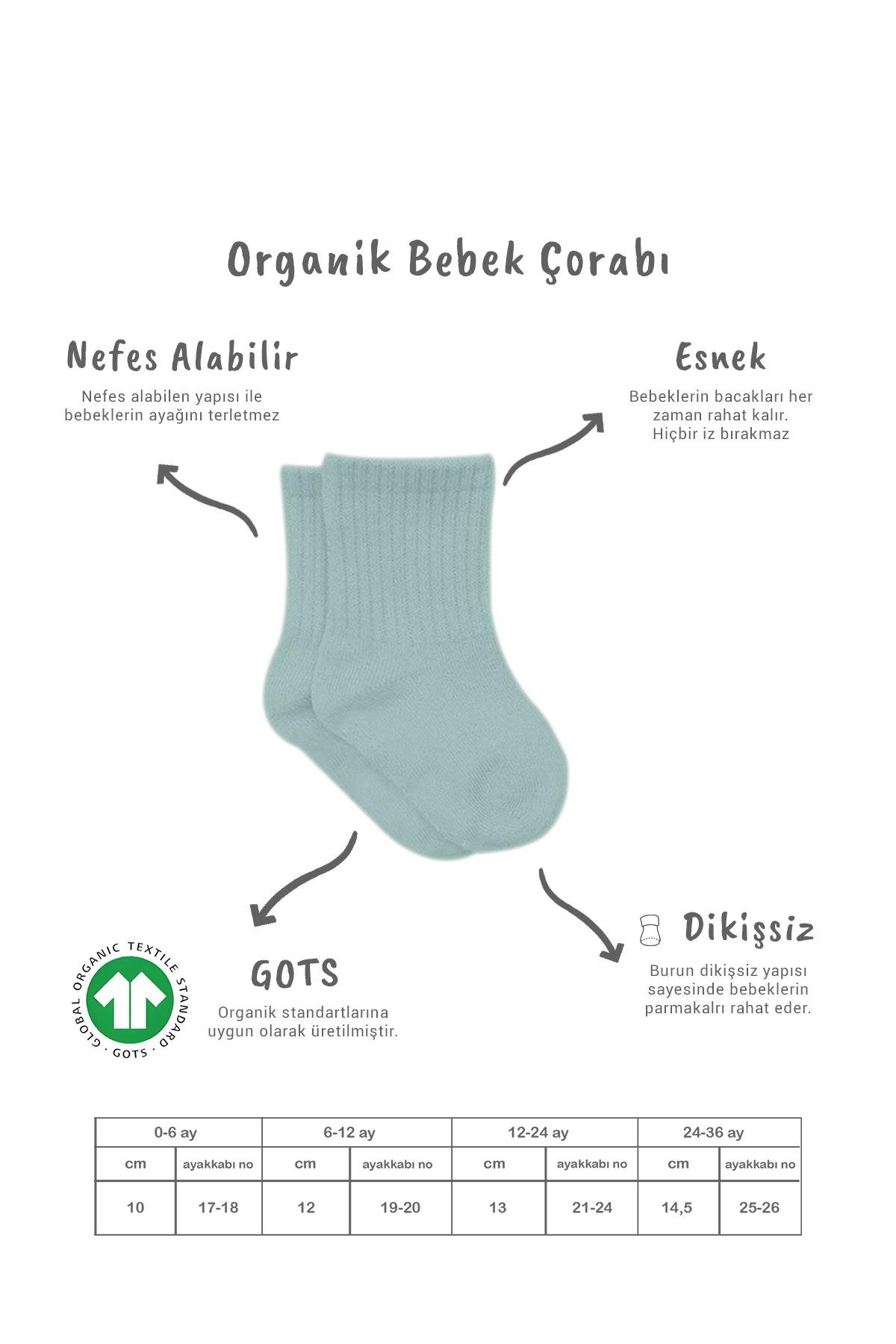 Bistil Bistyle Organik Kız Erkek Bebek Çocuk Basic Uzun Soket ÇorapSoket ÇorapBisyleBistil Bistyle Kız Erkek Bebek Organik Basic Uzun Soket Çorap