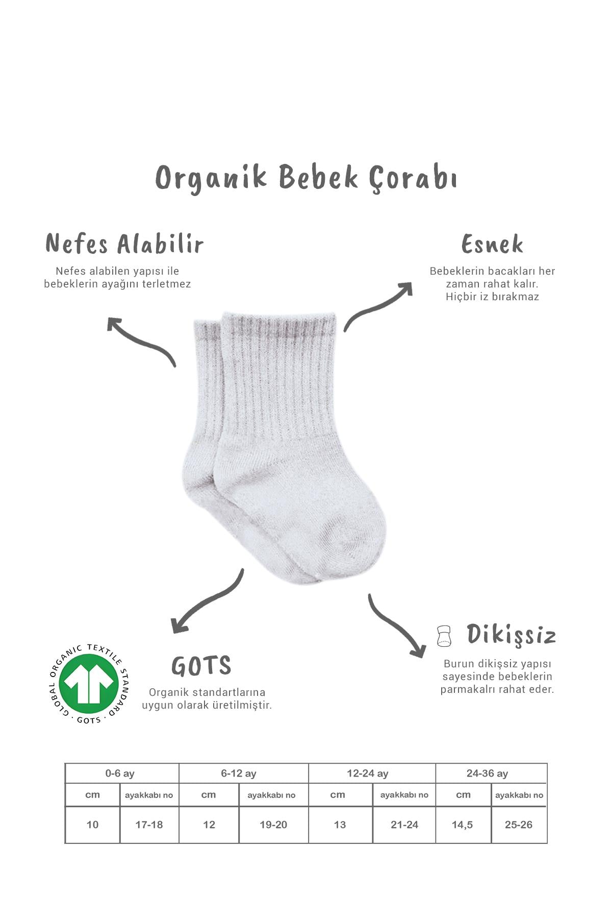 Bistil Bistyle Organik Kız Erkek Bebek Çocuk Basic Uzun Soket ÇorapSoket ÇorapBisyleBistil Bistyle Kız Erkek Bebek Organik Basic Uzun Soket Çorap