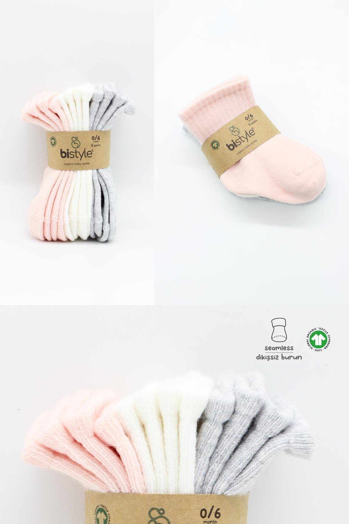 Bistil Bistyle Organik Kız Erkek Bebek Çocuk Basic Uzun Soket ÇorapÇORAPBistilBistil Bistyle Kız Erkek Bebek Organik Basic Uzun Soket Çorap