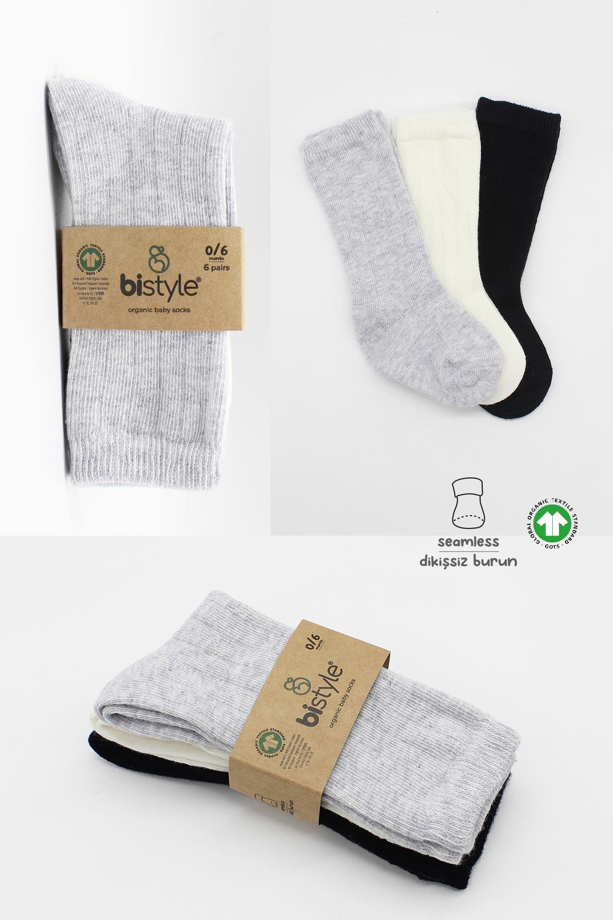 Bistil Bistyle Organik Kız Erkek Bebek Çocuk Derby 3lü Dizaltı ÇorapDizaltı ÇorapBisyleBistil Kız Erkek Bebek Çocuk 3lü Penye Dizaltı Derby Çorap Gri