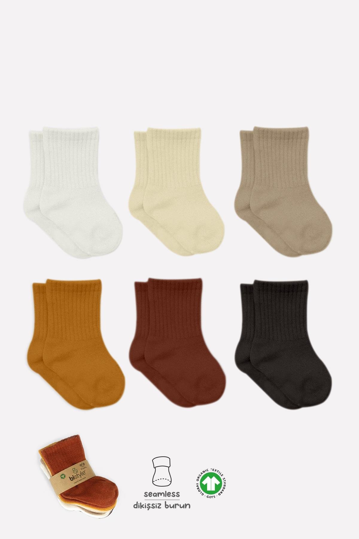 Bistil Bistyle Organik Kız Erkek Bebek Çocuk Basic Uzun Soket ÇorapÇORAPBistilBistil Bistyle Kız Erkek Bebek Organik Basic Uzun Soket Çorap