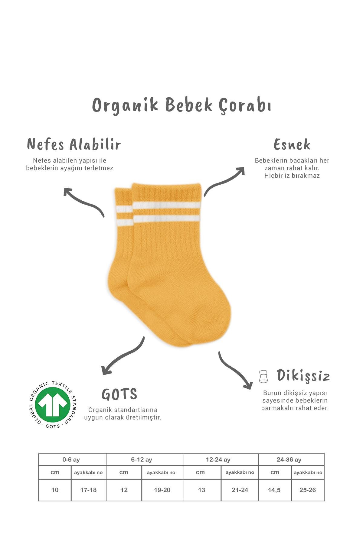 Bistil Bistyle Organik Kız Erkek Bebek Çocuk Basic Uzun Soket ÇorapSoket ÇorapBisyleBistil Bistyle Kız Erkek Bebek Organik Basic Uzun Soket Çorap