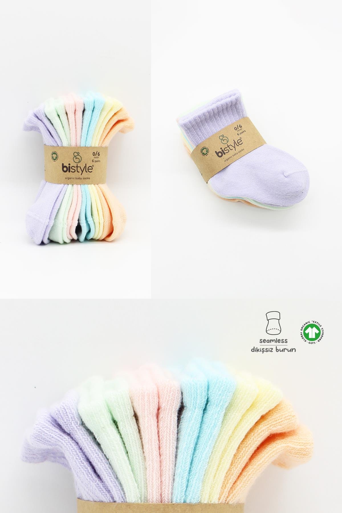 Bistil Bistyle Organik Kız Erkek Bebek Çocuk Basic Uzun Soket ÇorapÇORAPBistilBistil Bistyle Kız Erkek Bebek Organik Basic Uzun Soket Çorap