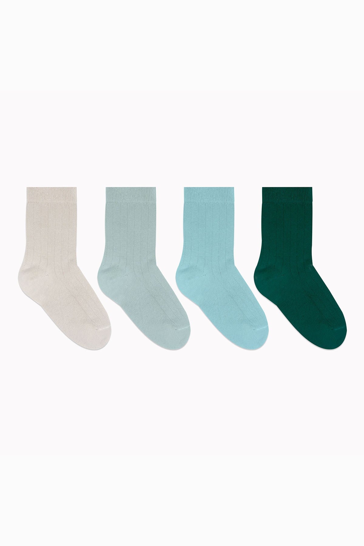 Bistil Bistyle Organik Kız Erkek Bebek Çocuk Basic Uzun Soket ÇorapSoket ÇorapBistyleBistyle 4 Çift Organik Pamuk Bebek Çorap Penye Soket Kız Erkek Çocuk (Yeşil)