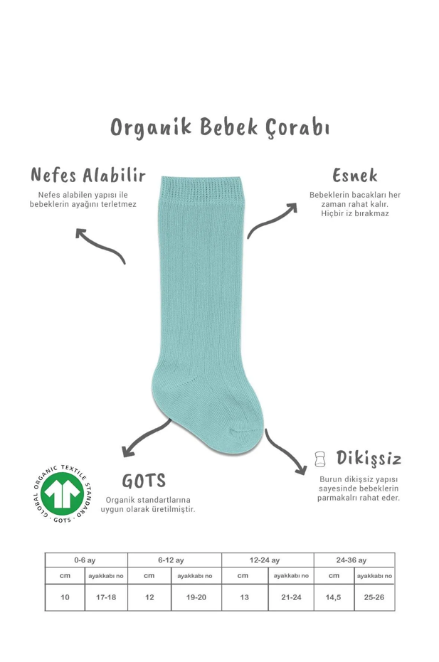 Bistil Bistyle Organik Kız Erkek Bebek Çocuk Derby 3lü Dizaltı ÇorapDizaltı ÇorapBisyleBistil Kız Erkek Bebek Çocuk 3lü Penye Dizaltı Derby Çorap Nil