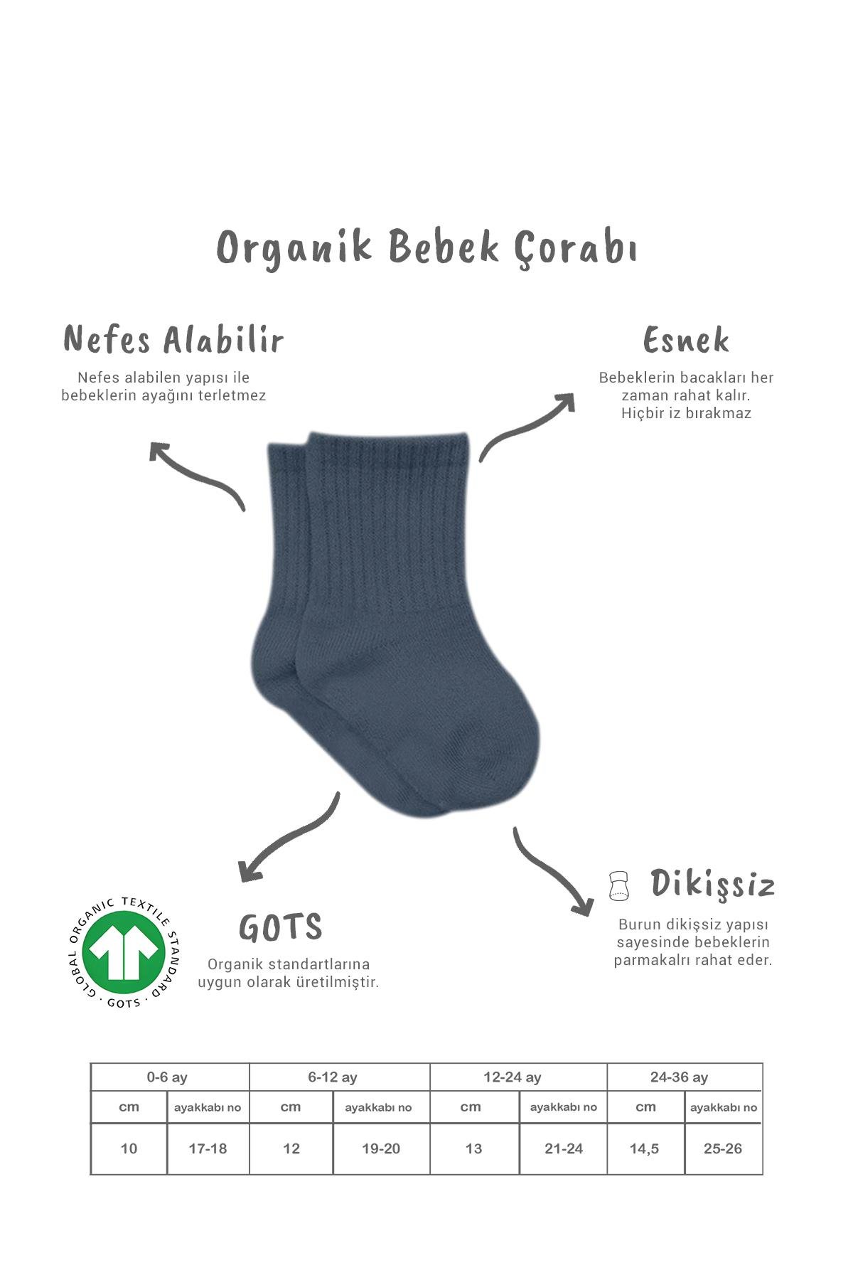Bistil Bistyle Organik Kız Erkek Bebek Çocuk Basic Uzun Soket ÇorapSoket ÇorapBisyleBistil Bistyle Kız Erkek Bebek Organik Basic Uzun Soket Çorap