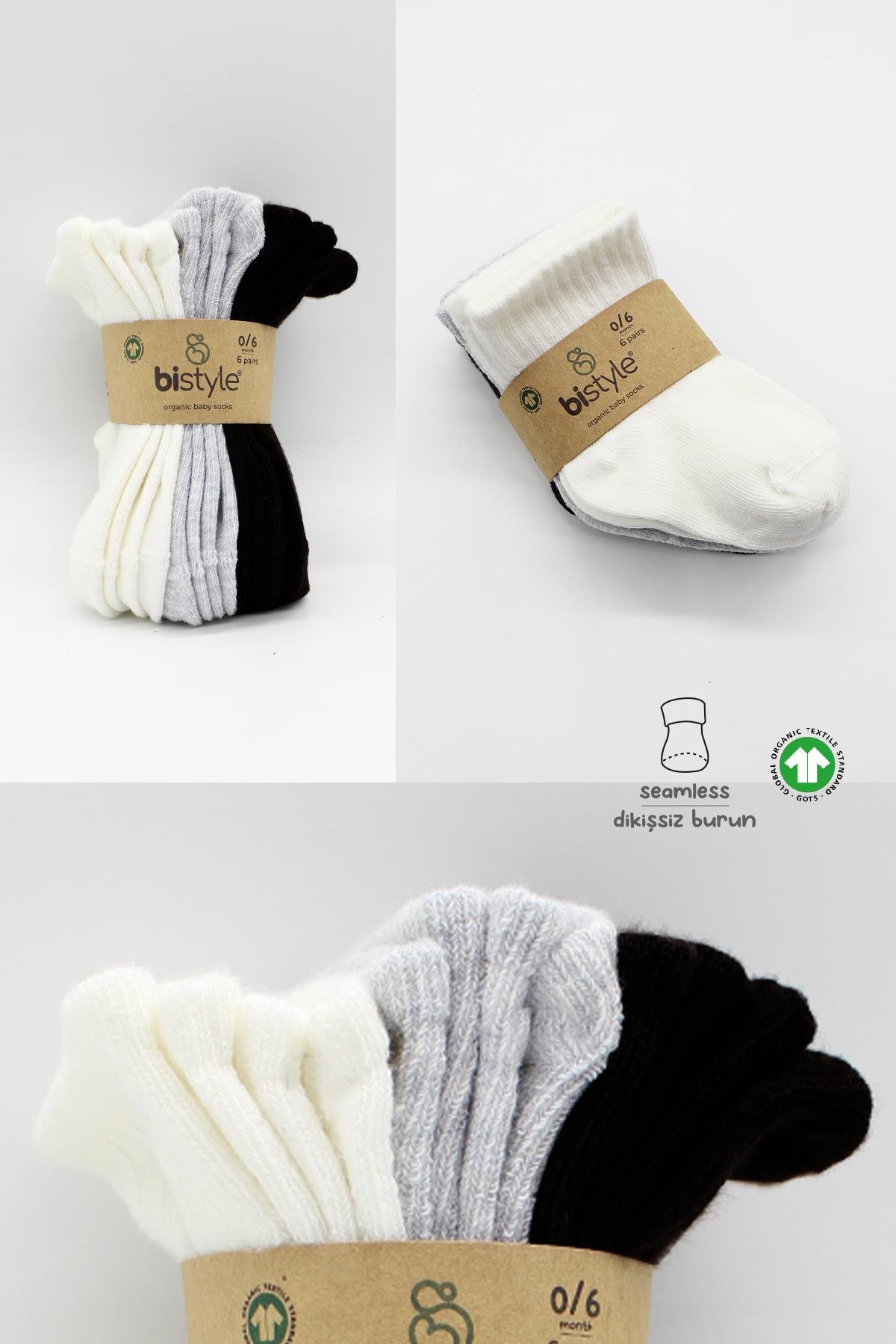 Bistil Bistyle Organik Kız Erkek Bebek Çocuk Basic Uzun Soket ÇorapÇORAPBistilBistil Bistyle Kız Erkek Bebek Organik Basic Uzun Soket Çorap