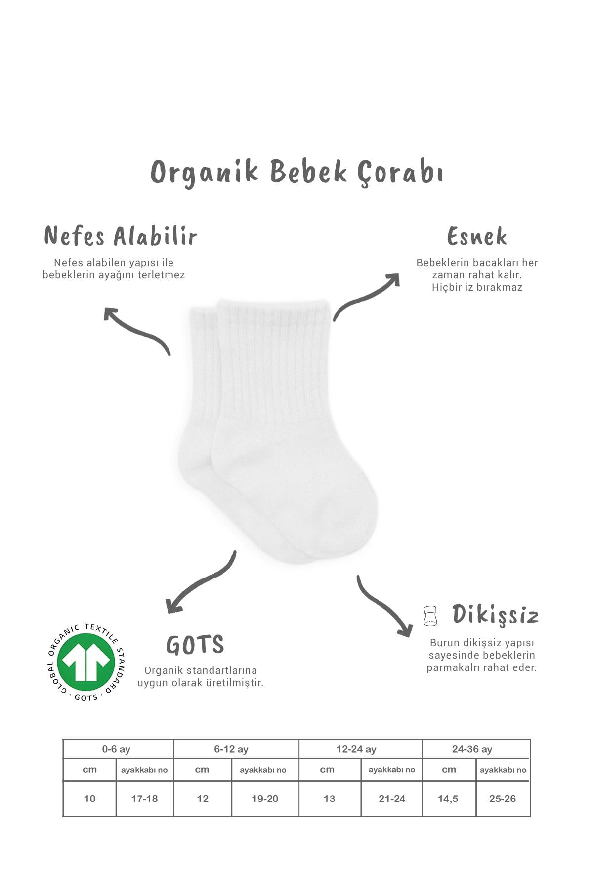 Bistil Bistyle Organik Kız Erkek Bebek Çocuk Basic Uzun Soket ÇorapSoket ÇorapBisyleBistil Bistyle Kız Erkek Bebek Organik Basic Uzun Soket Çorap