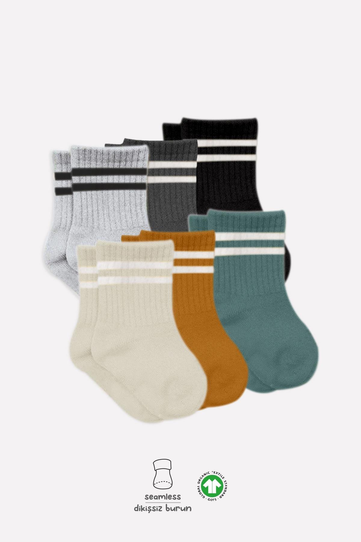 Bistil Bistyle Organik Kız Erkek Bebek Çocuk Basic Uzun Soket ÇorapSoket ÇorapBisyleBistil Bistyle Kız Erkek Bebek Organik Basic Uzun Soket Çorap