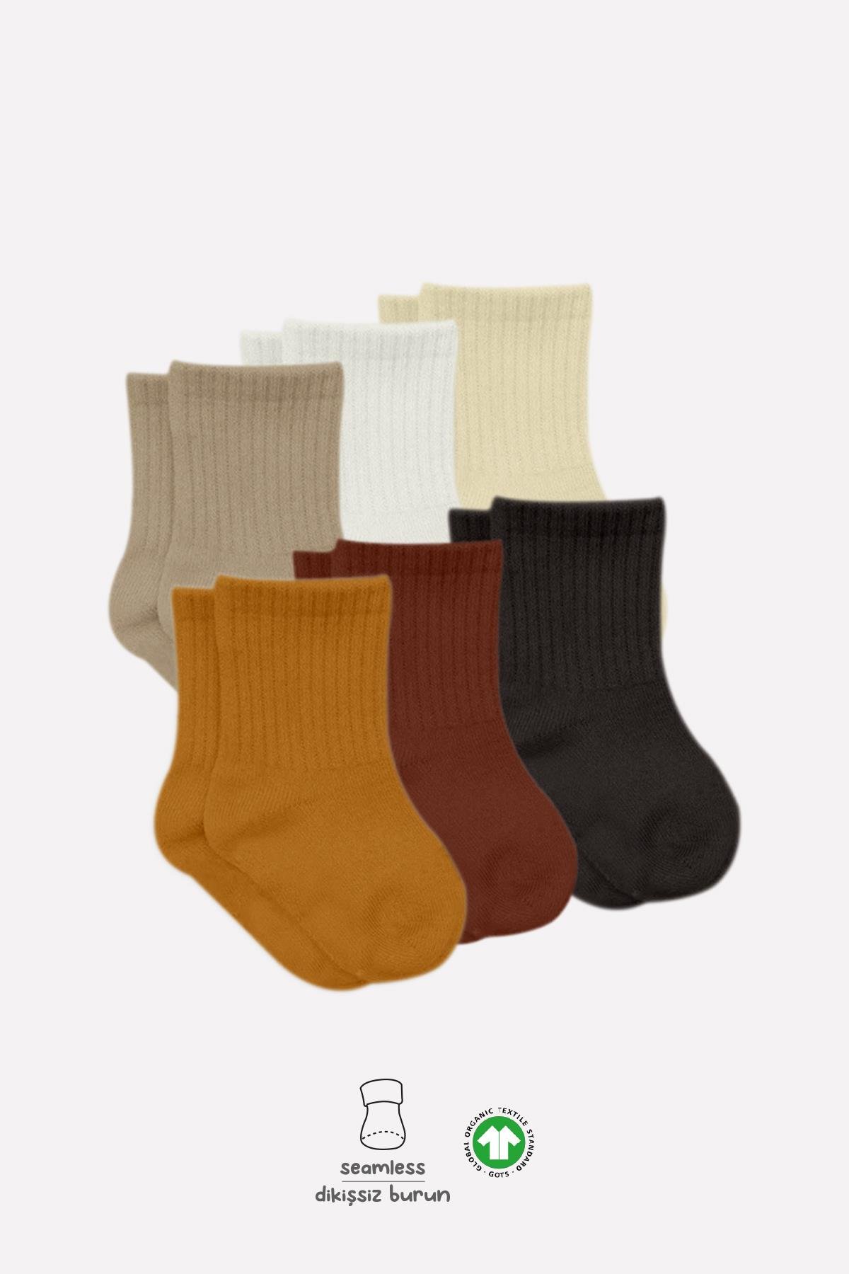 Bistil Bistyle Organik Kız Erkek Bebek Çocuk Basic Uzun Soket ÇorapÇORAPBistilBistil Bistyle Kız Erkek Bebek Organik Basic Uzun Soket Çorap