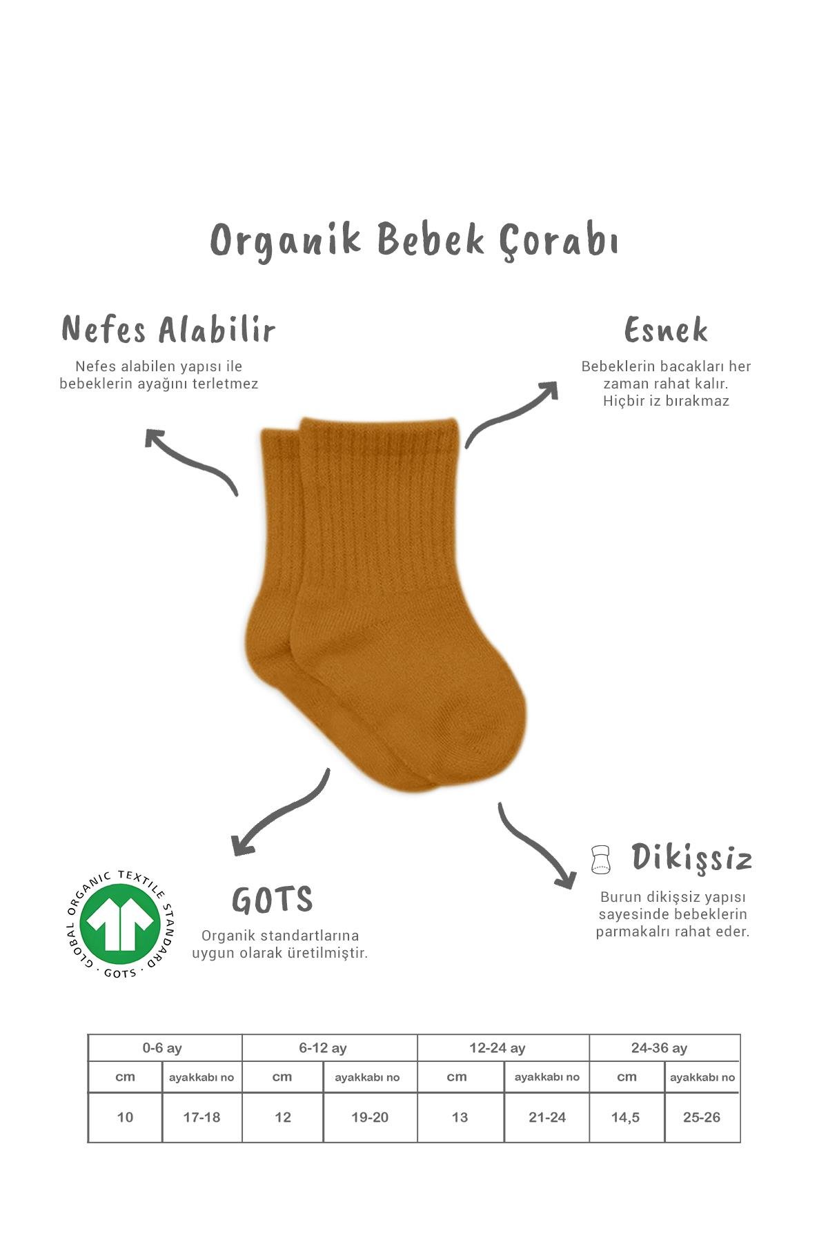 Bistil Bistyle Organik Kız Erkek Bebek Çocuk Basic Uzun Soket ÇorapSoket ÇorapBisyleBistil Bistyle Kız Erkek Bebek Organik Basic Uzun Soket Çorap