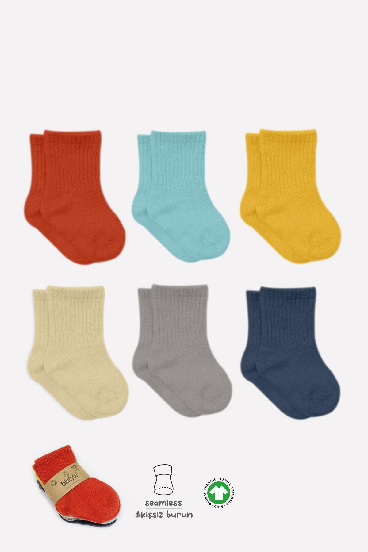 Bistil Bistyle Organik Kız Erkek Bebek Çocuk Basic Uzun Soket ÇorapÇORAPBistilBistil Bistyle Kız Erkek Bebek Organik Basic Uzun Soket Çorap