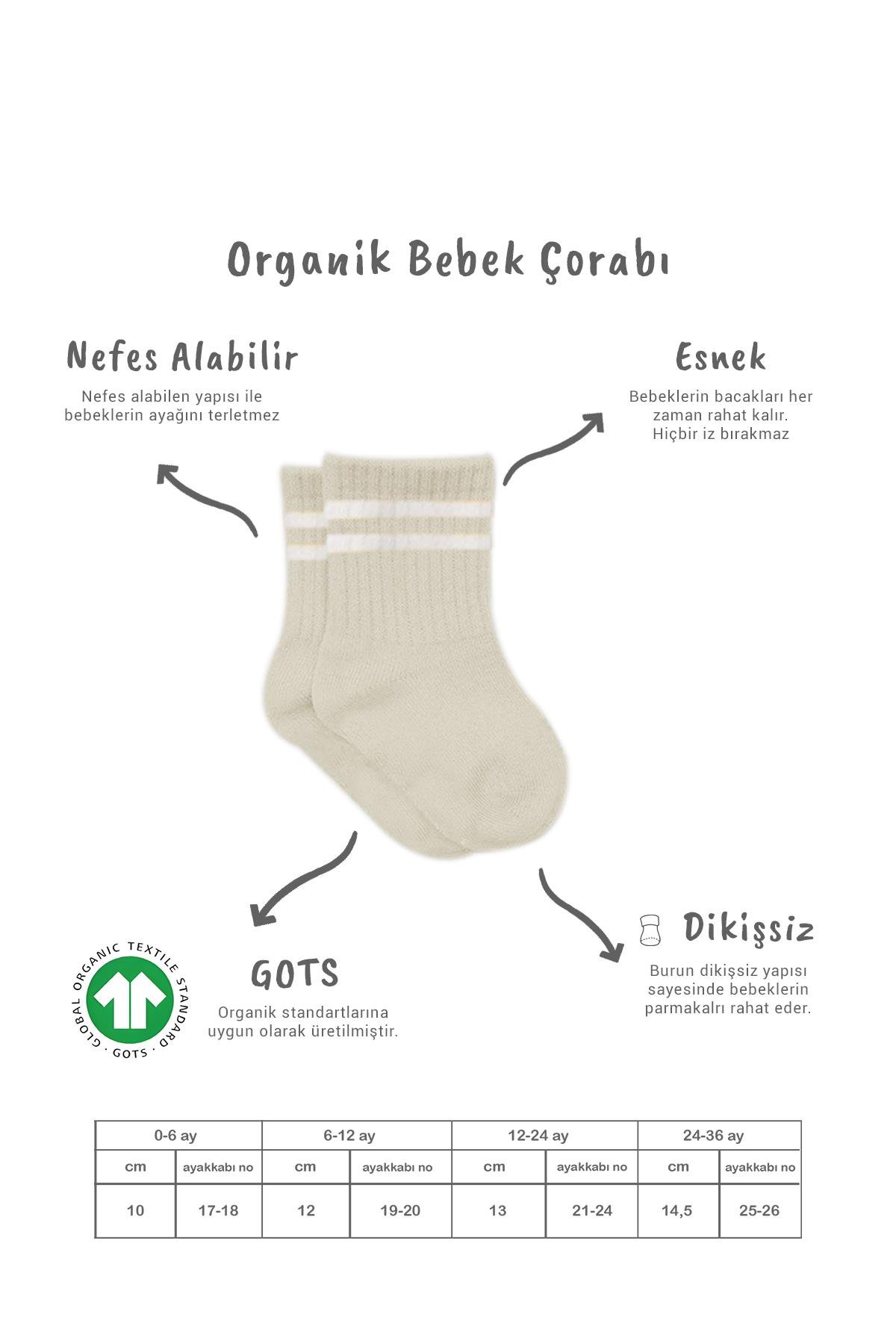 Bistil Bistyle Organik Kız Erkek Bebek Çocuk Basic Uzun Soket ÇorapSoket ÇorapBisyleBistil Bistyle Kız Erkek Bebek Organik Basic Uzun Soket Çorap
